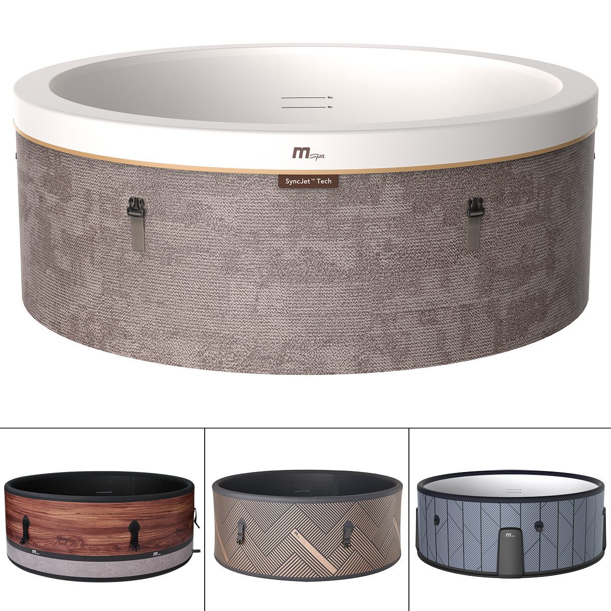 BRAST Whirlpool MSpa Verto-Serie, 5 Modelle, In- Outdoor Pool, Winterfest, günstig online kaufen