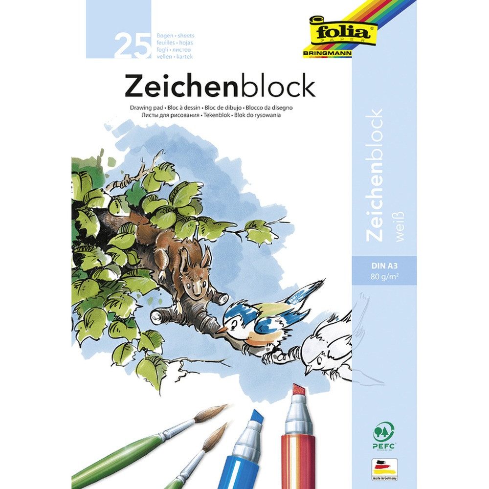 Folia Malblock 25 folia Malblock DIN A3