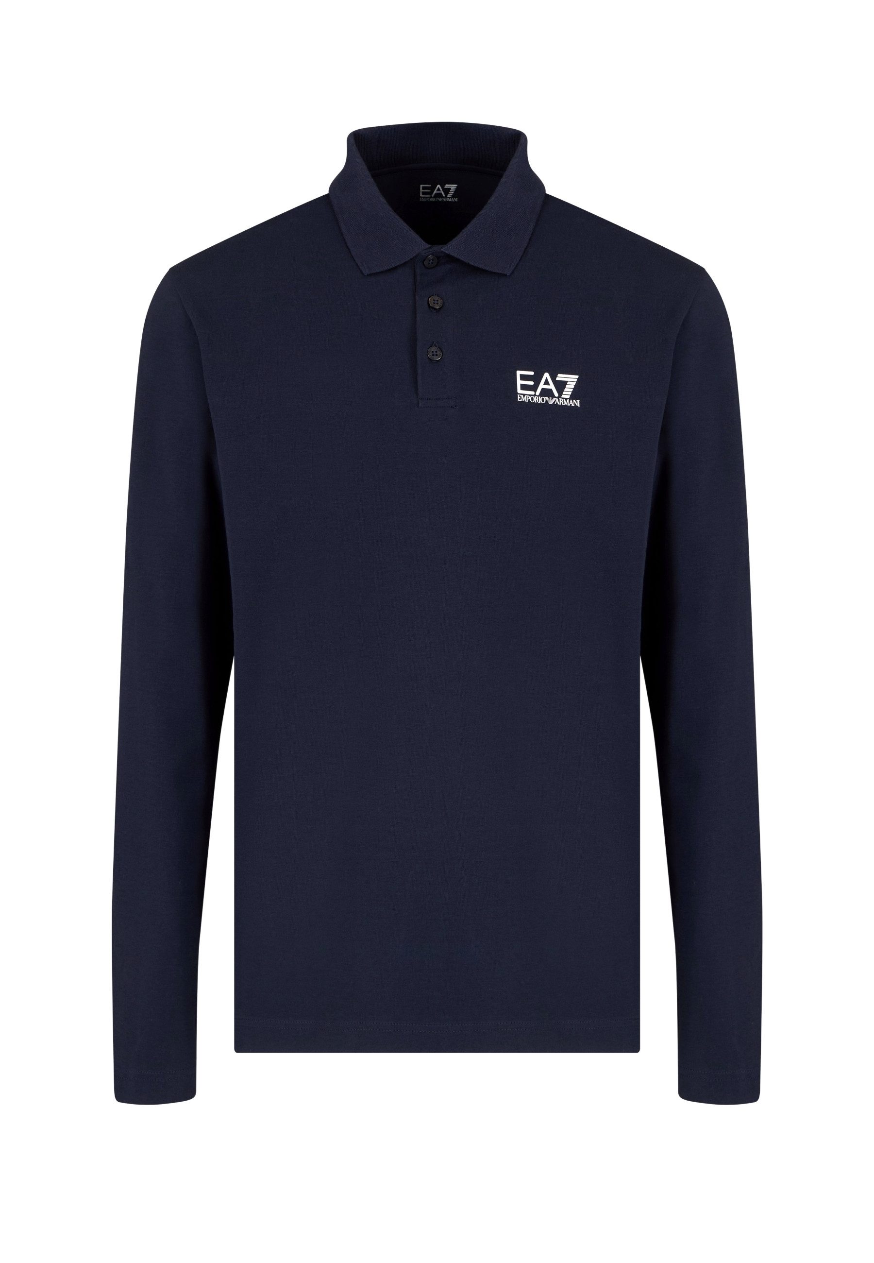Poloshirt Poloshirt Langarmshirt mit Polokragen