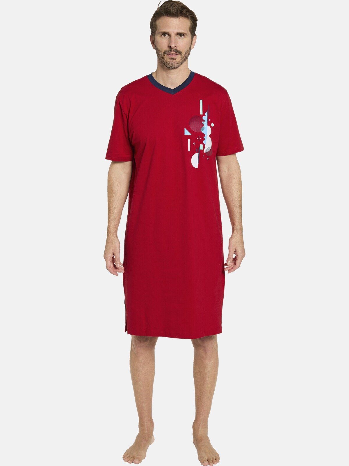 Babista Pyjamaoberteil VIERTO mit modischem Aufdruck günstig online kaufen