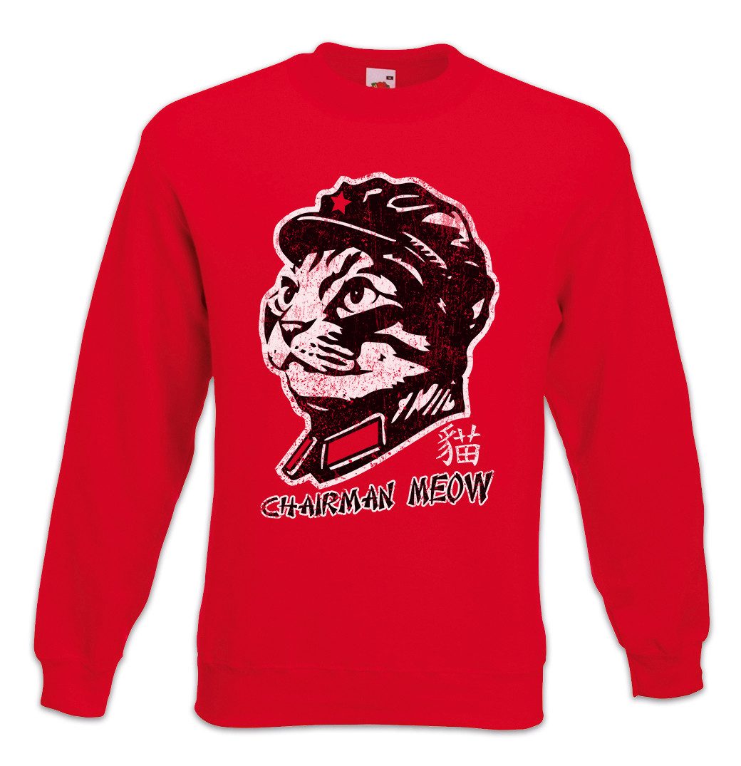 Urban Backwoods Sweatshirt Chairman Meow Sweatshirt Mao Cat Cats Socialist Socialism Communist (1-tlg) Communism Tedong Tse Tung