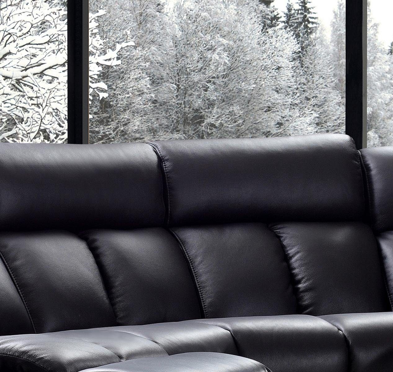 Salottini Ecksofa SOFORT LIEFERBAR Recliner Kinosofa Pedro Kino Ecksofa Eckcouch, mit Relaxfunktion
