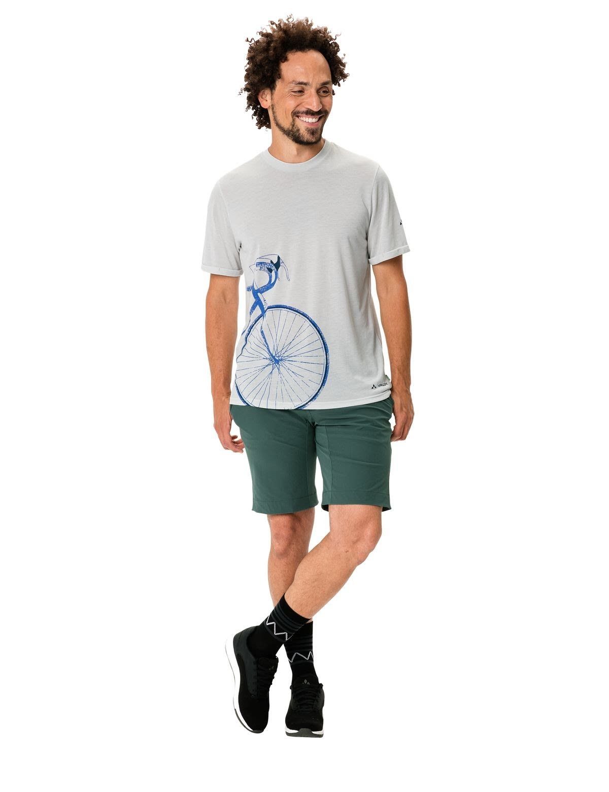 VAUDE T-Shirt Vaude Mens Kurzarm-Shirt Moonstone Herren T-shirt Cyclist 3