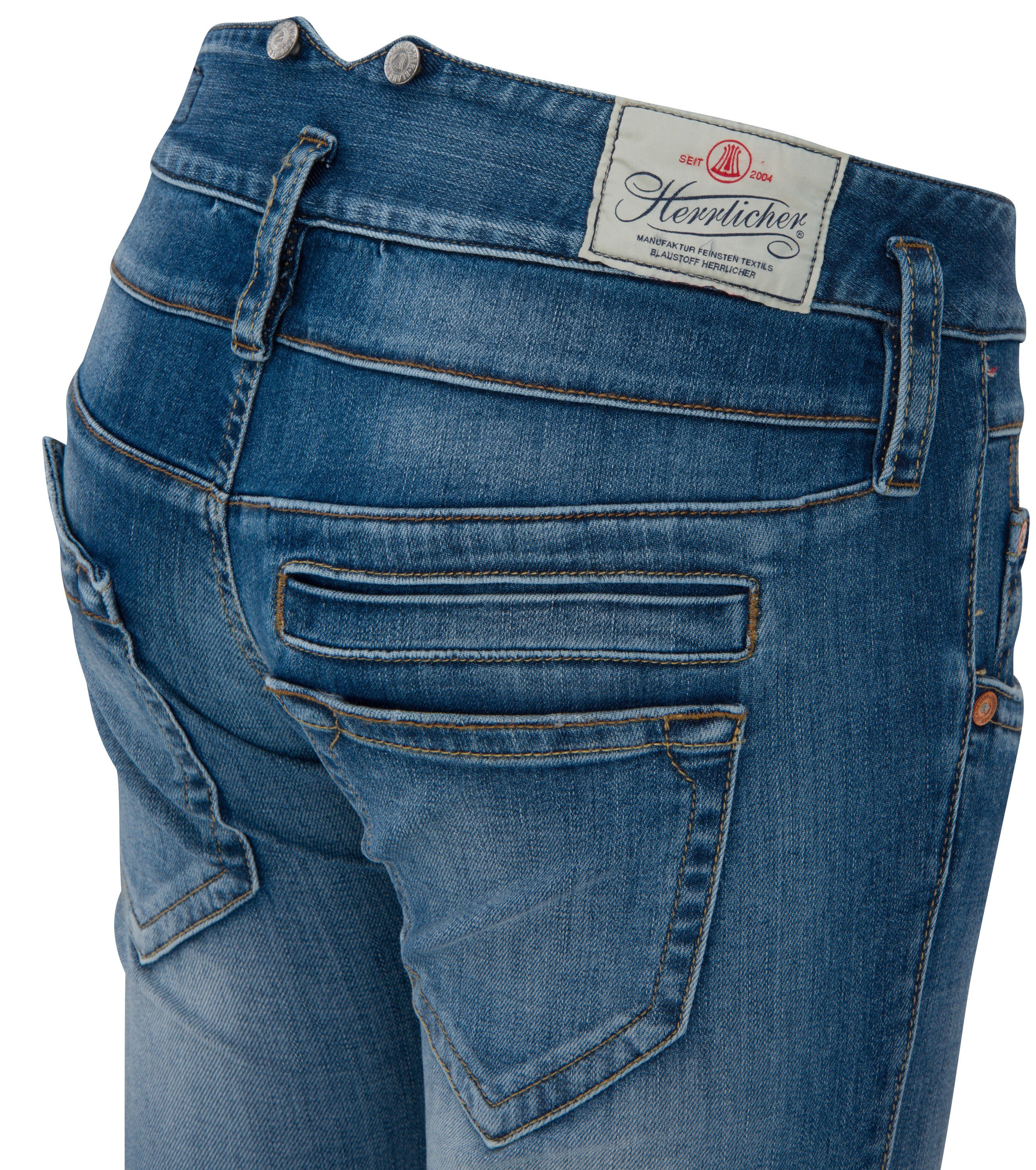 Organic faded Denim Slim blue 5303-OD100-666 HERRLICHER PITCH Herrlicher Stretch-Jeans