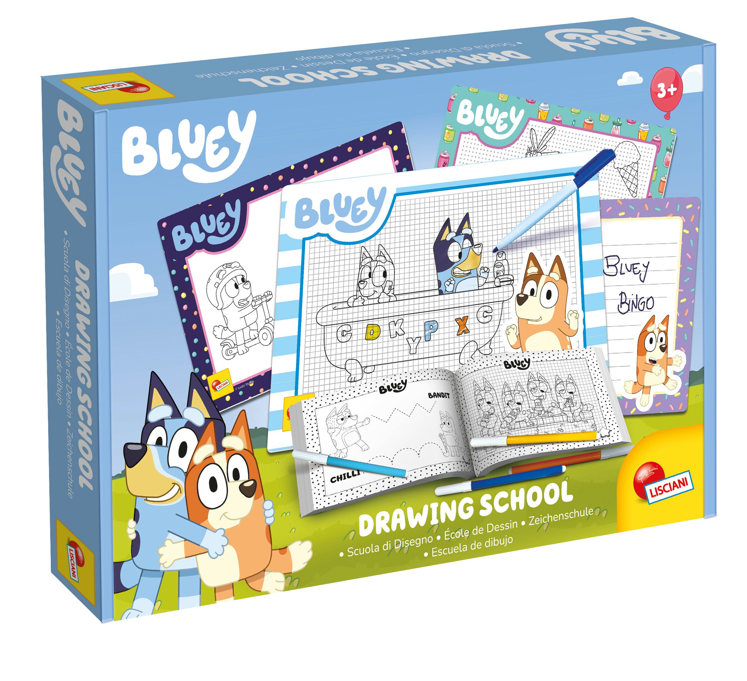 Lisciani Kreativset Bluey Zeichenschule Malset Schreibtafeln günstig online kaufen