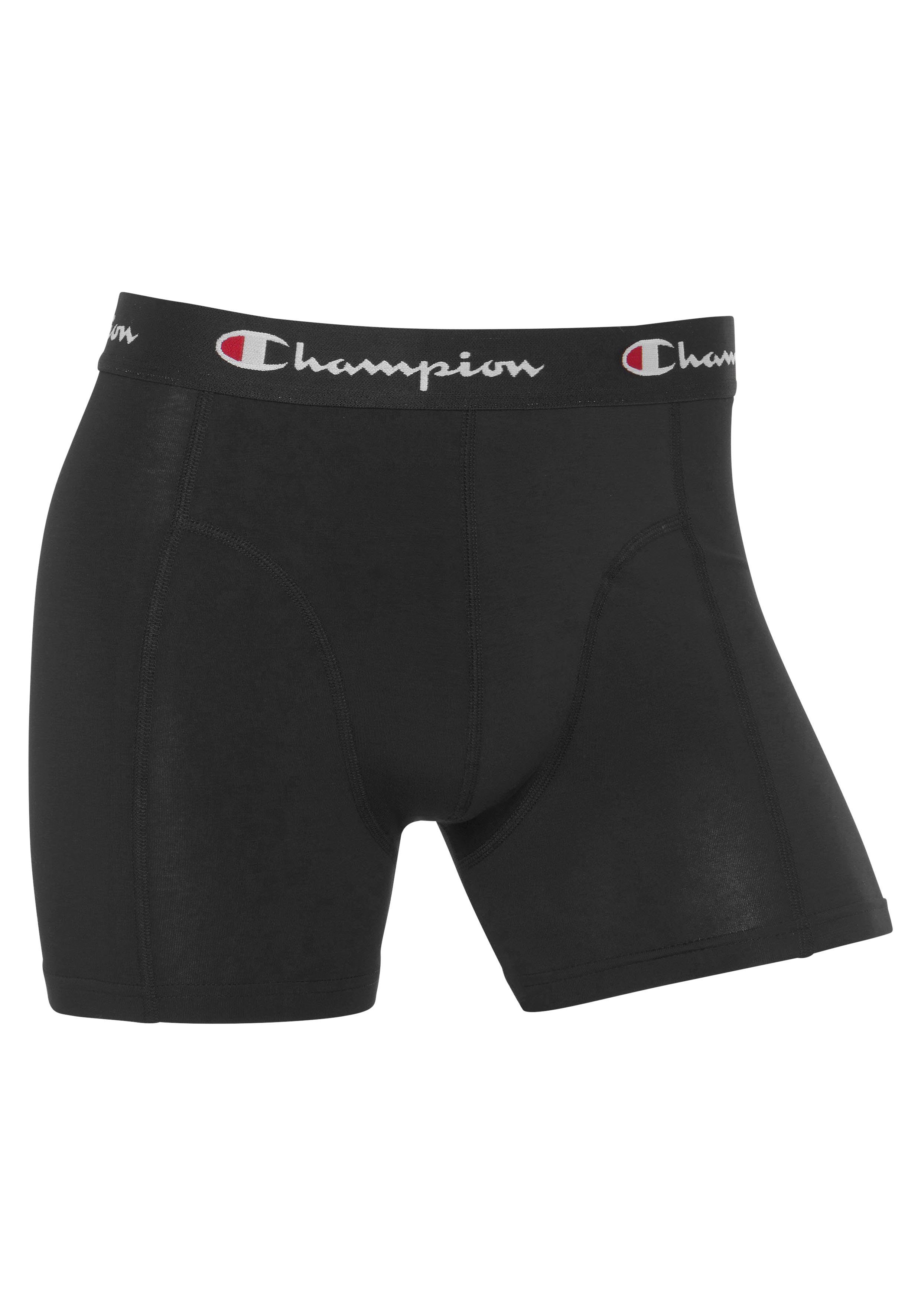 Boxer 4 schwarz Champion Boxershorts pk 4-St) (Packung,