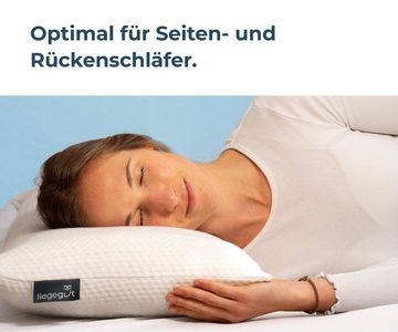 Nackenstützkissen Soft-Touch, liegegut, Füllung: Visco-Gelschaum, Seitenschläfer, Rückenschläfer, Atmungsaktiv durch Perforation