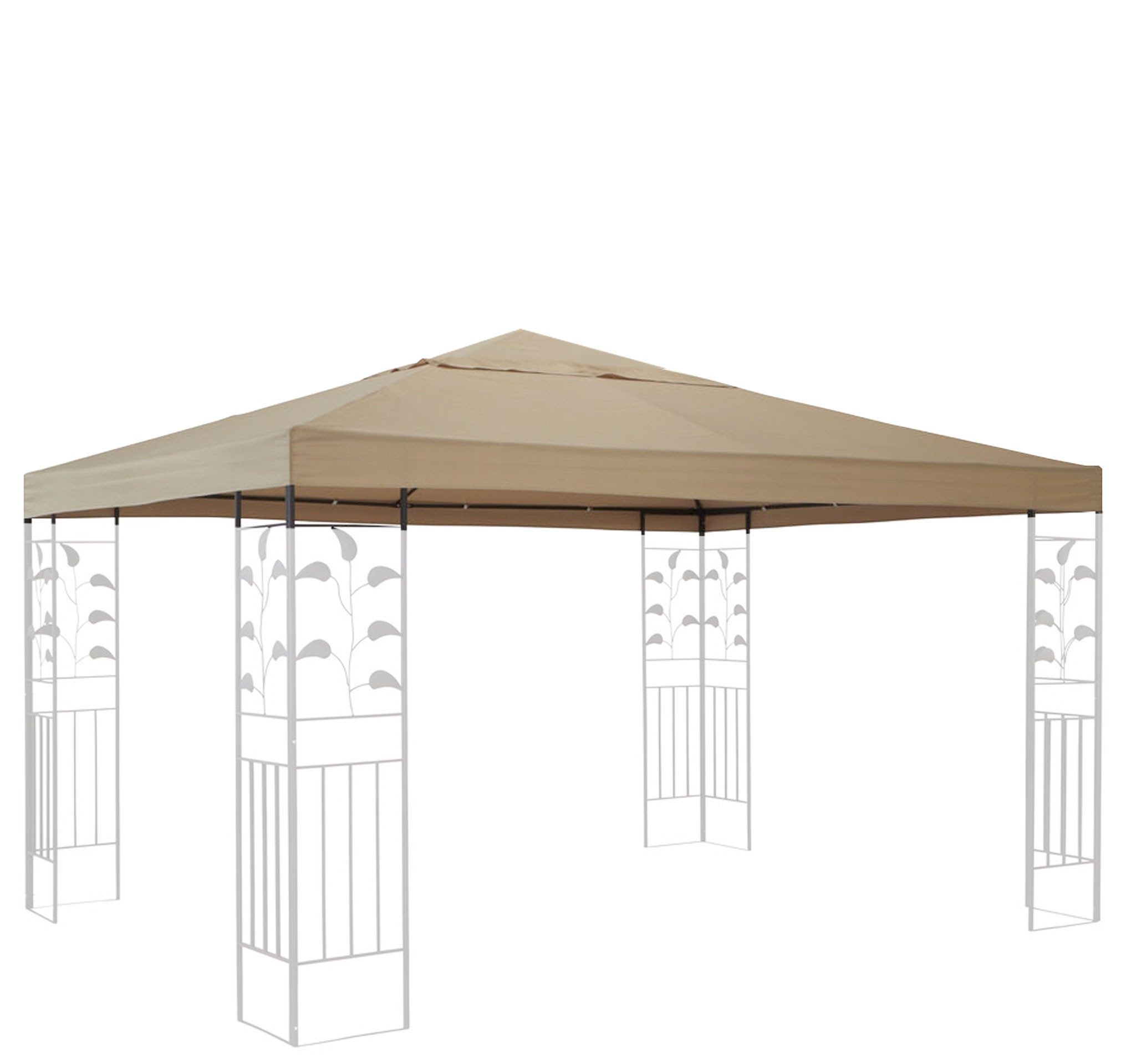 Quick Star Pavillon-Ersatzdach Ersatzdach Pavillon 3x3m Sand, 260 g/m², 300 günstig online kaufen