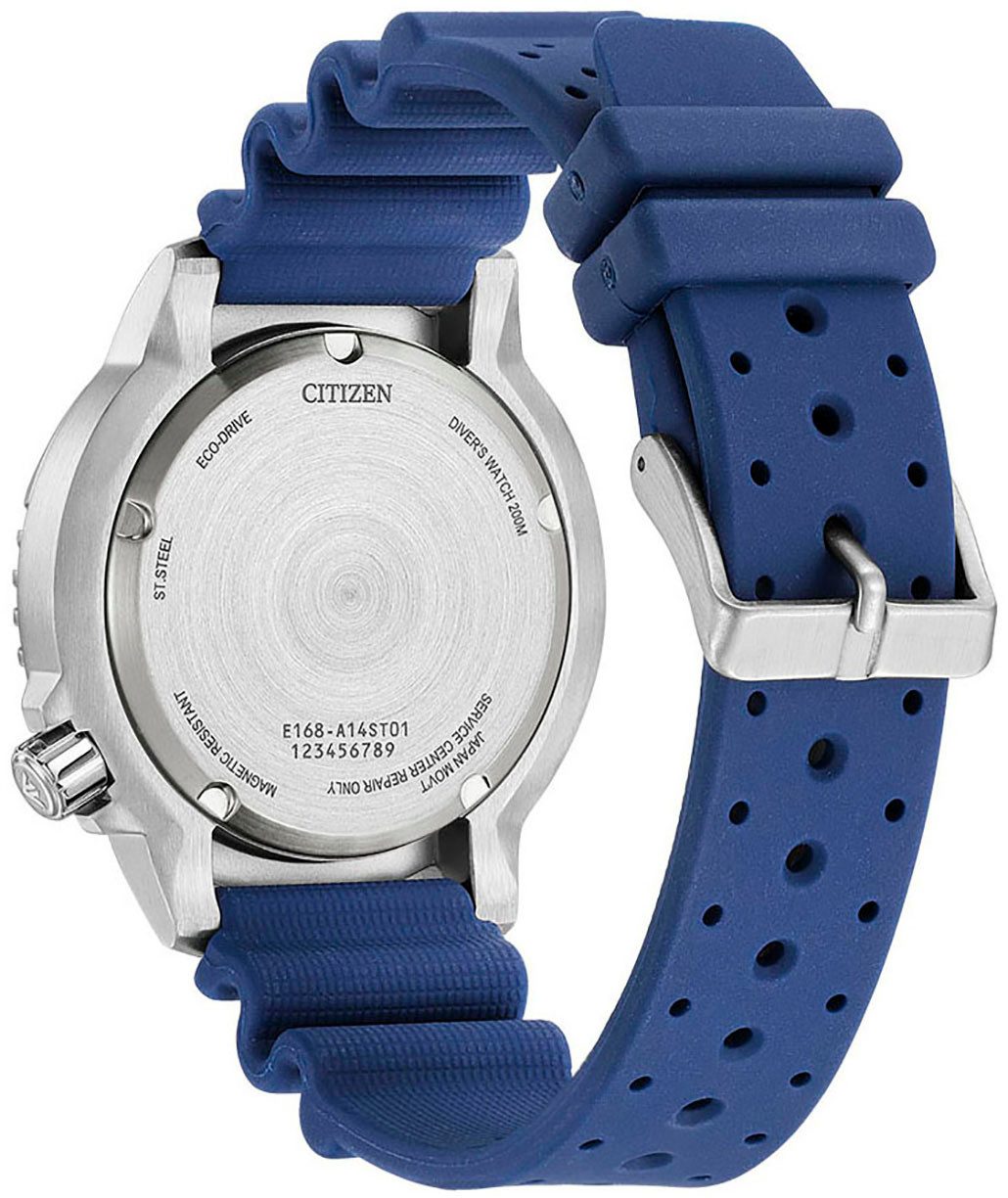 Citizen Taucheruhr Promaster Eco-Drive Diver BN0168-06L, Armbanduhr, Herrenuhr, Damenuhr, Solar, bis 20 bar wasserdicht