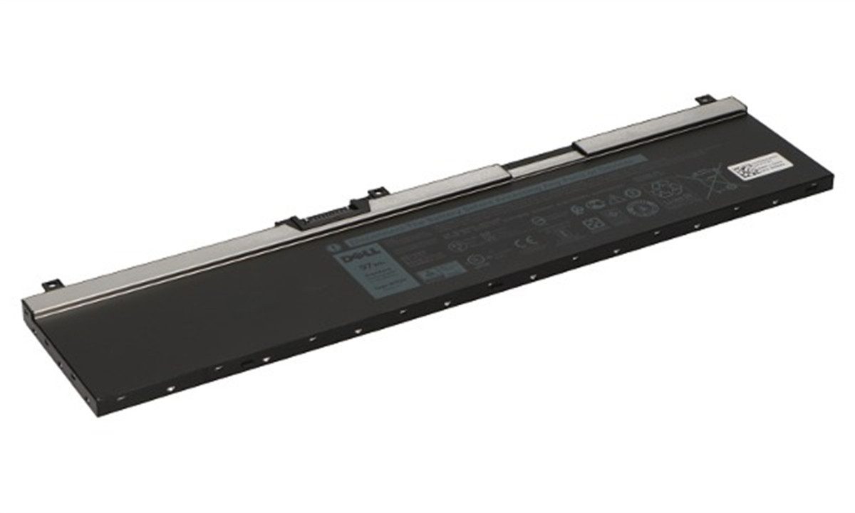 Dell Akku für Dell NYFJH Li-Pol 11,4 Volt 8070 mAh silberfarben Laptop-Akku 8070 mAh (11.4 V)