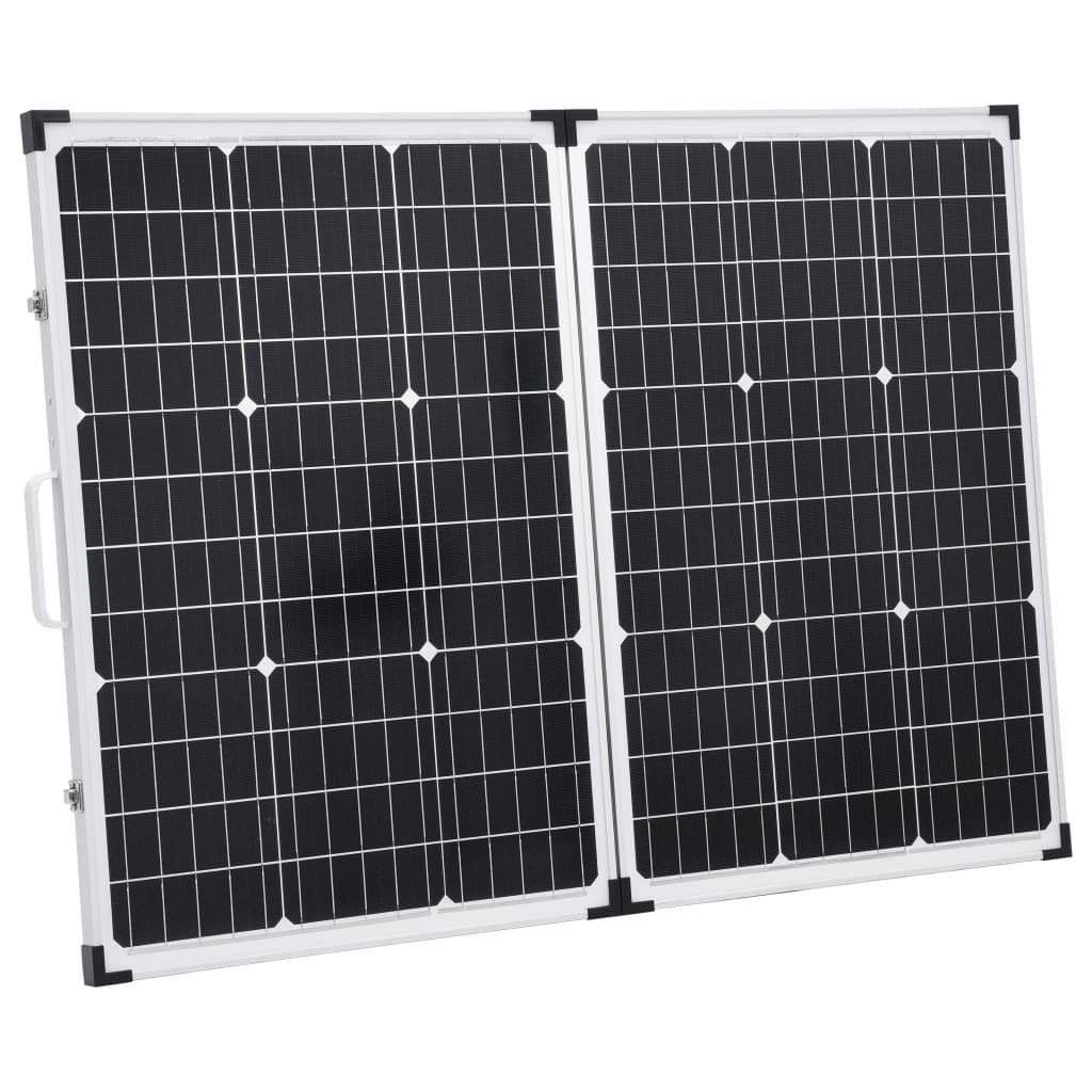 12V in Solarmodul Solarmodul Koffer-Design W 120 Klappbar vidaXL