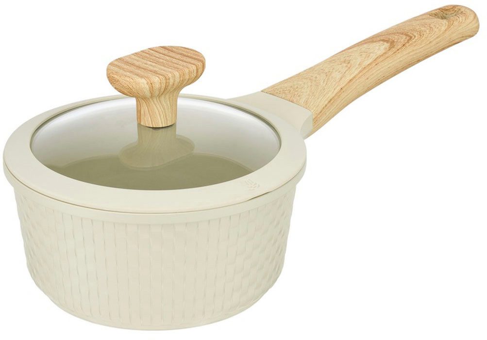 RESTO Kitchenware Kasserolle Ran, Kochtopf antihaftbeschichtet und spülmaschinenfest, Aluminiumguss (2-tlg), Geeignet für alle Herdarten, auch Induktion, im Geschenkkarton