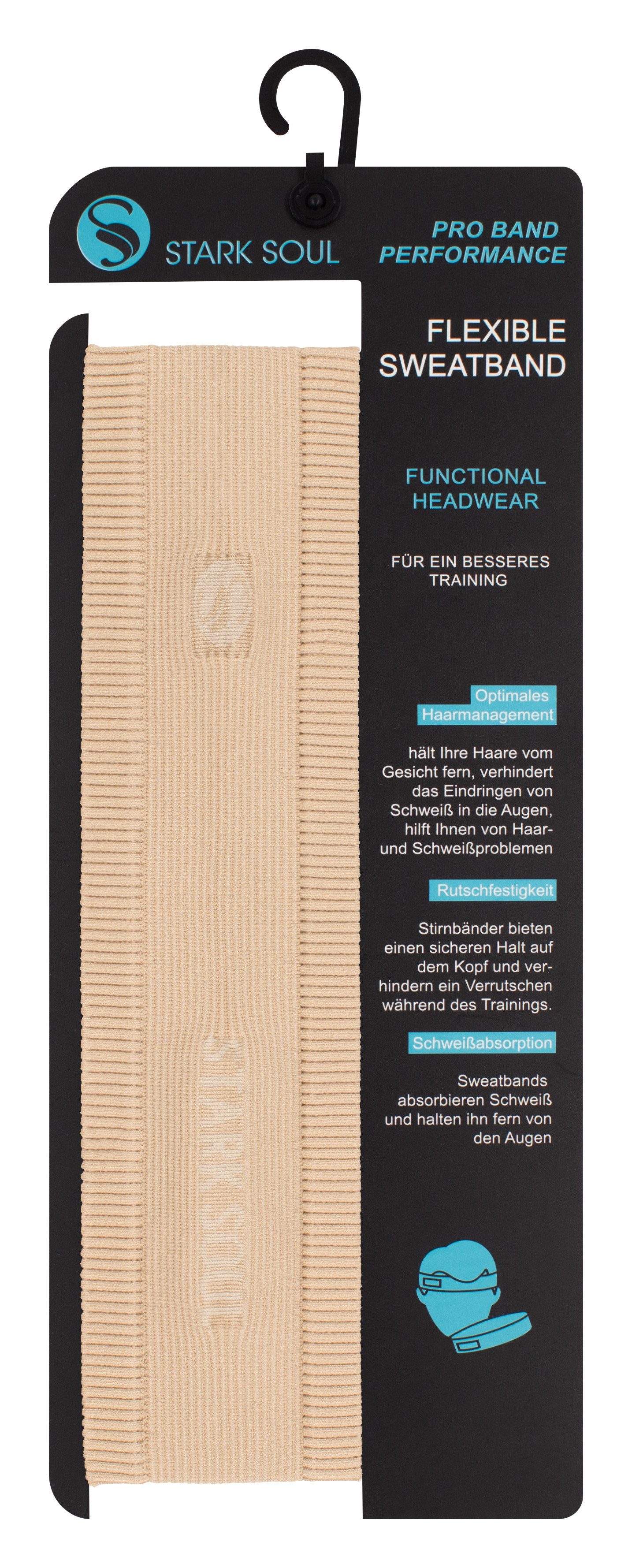 Stark Soul® Schweißband Premium Sportstirnband, Schweißband für Outdoor & Indoor Aktivitäten