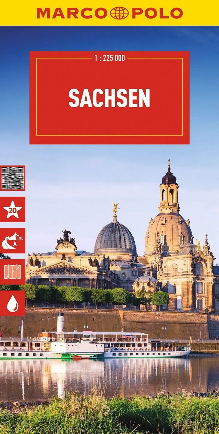 MARCO POLO Reisekarte Deutschland 09 Sachsen 1:225.000 / Marco Polo Verlag