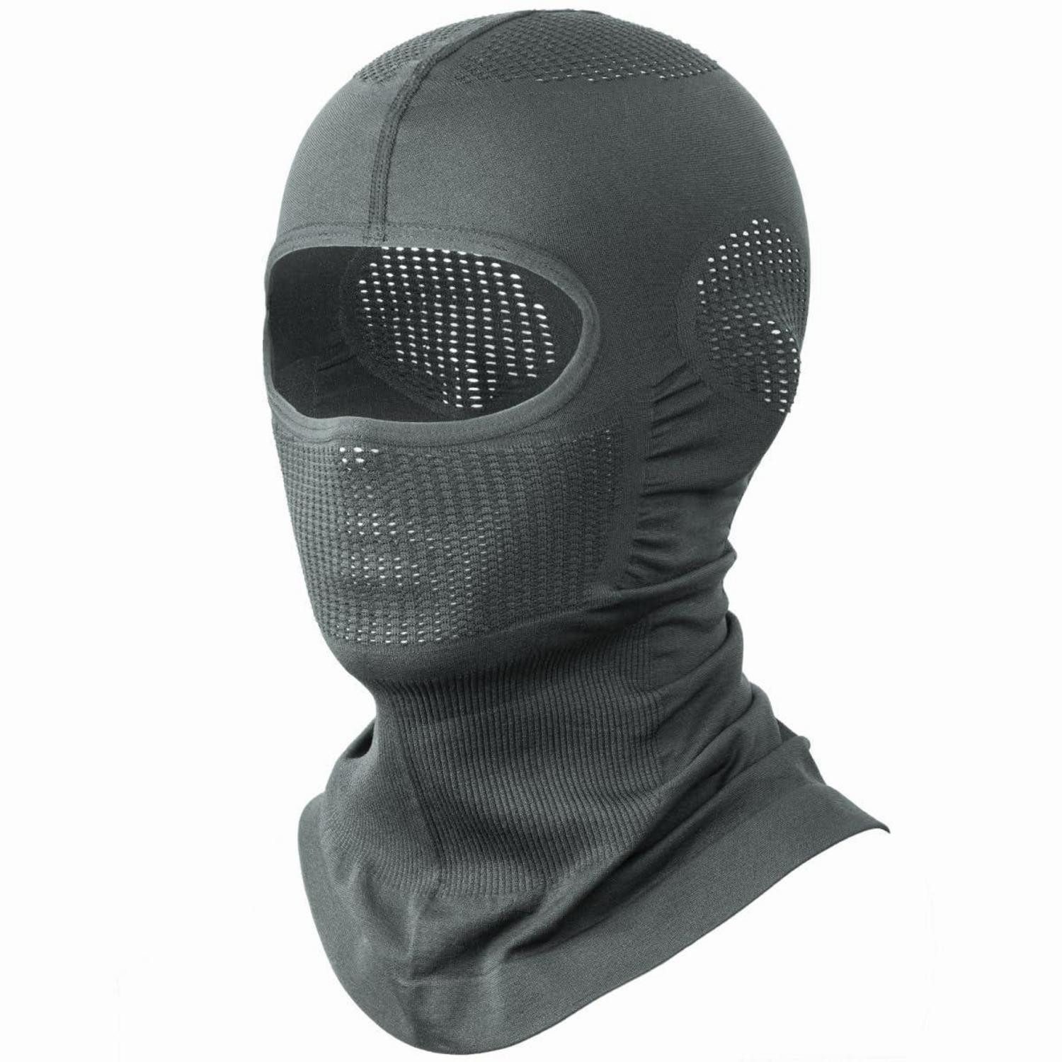 LuxusKollektion Sturmhaube Sturmhaube Balaclava Motorrad Ski Radfahren Einheitsgröße 04 grau