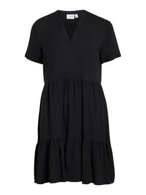 Vila Tunikakleid VIPAYA V-NECK S/S DRESS - NOOS mit Volant