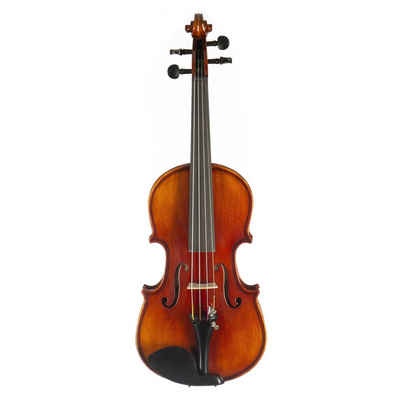 FAME Violine, FVN-118 Violine 1/4, Vollmassive Geige, Ebenholz-Garnitur, Brasilholz-Bogen, FVN-118 Violine 1/4, Vollmassive Geige, Ebenholz-Garnitur