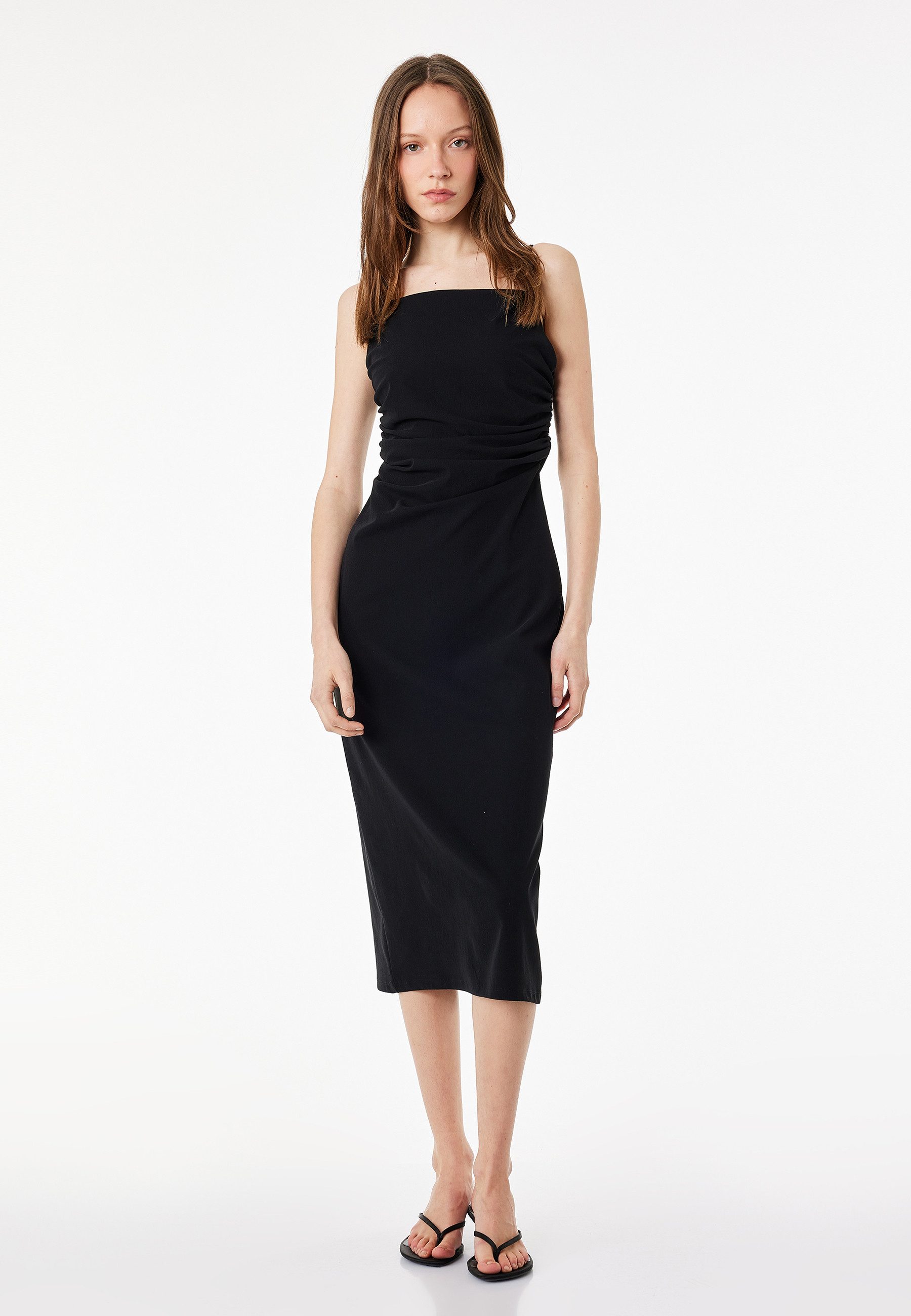 Koton Midikleid Koton Slim Fit Midi-Kleid