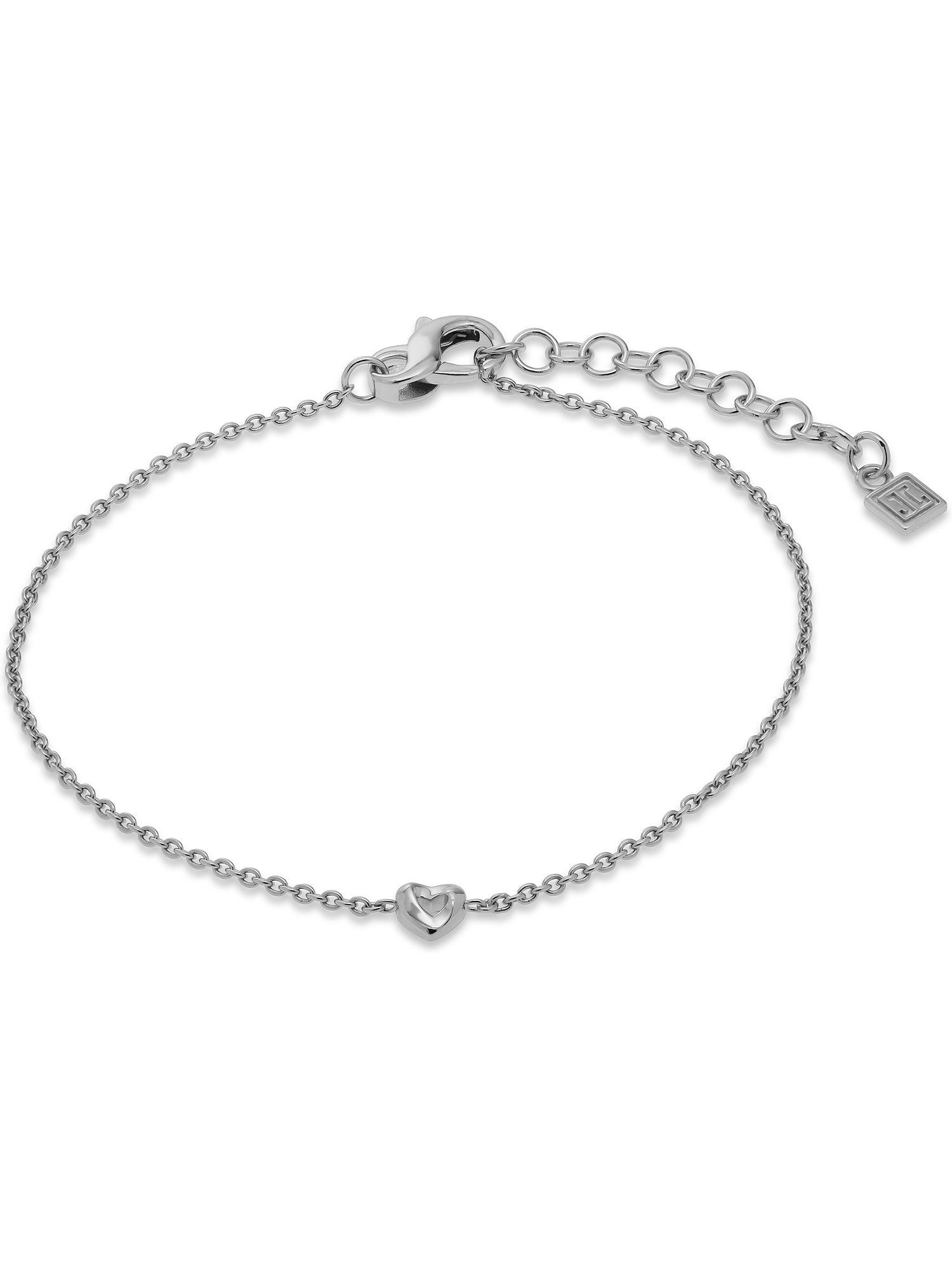 JETTE Armband JETTE Damen-Armband 925er Silber, recycelt Herz, TWISTED HEART
