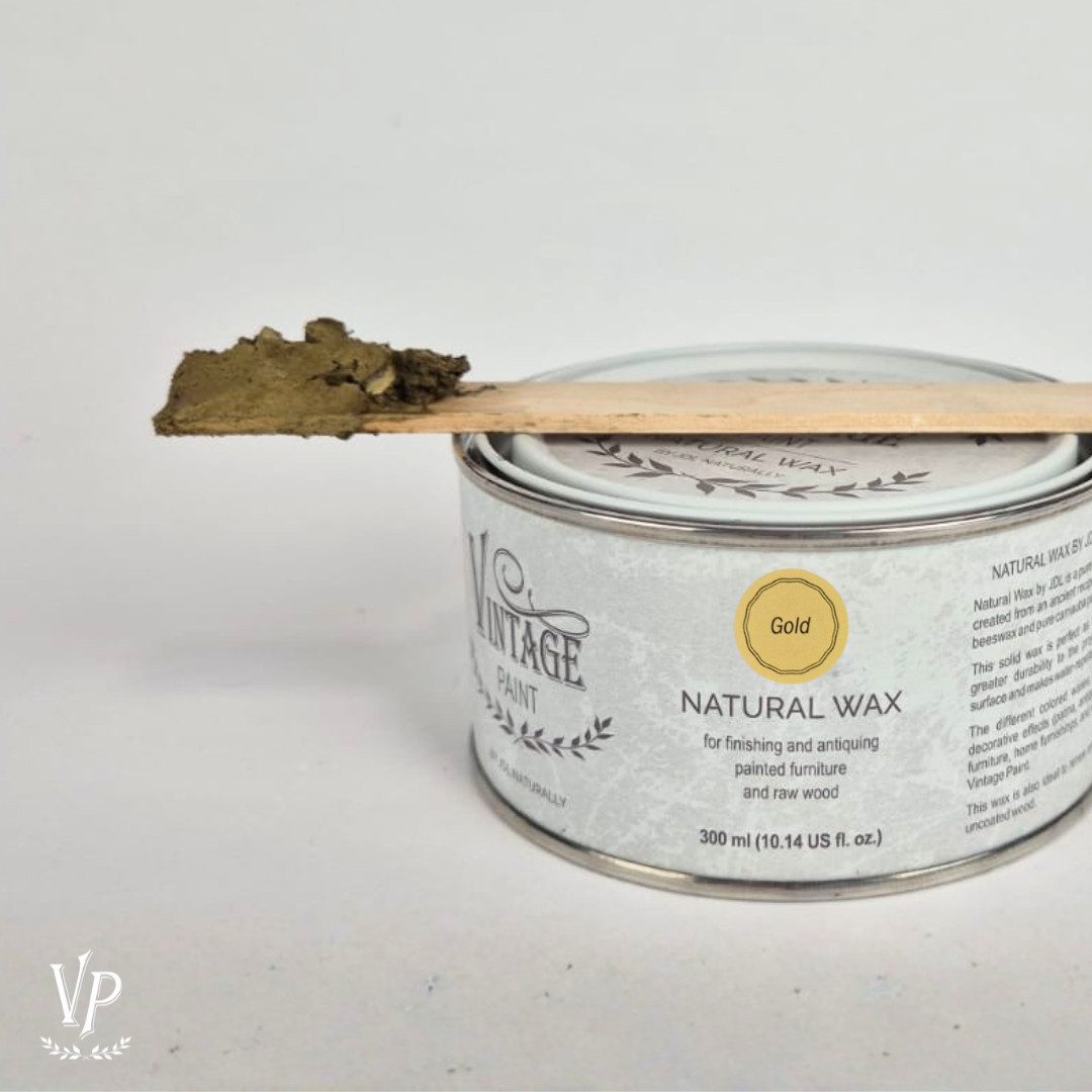 Vintage Paint Effekt-Zusatz JDL Vintage Paint Antique Wax Wachs 300ml Möbelwachs Antikwachs, Natürliches Möbelwachs auf Basis von Bienenwachs
