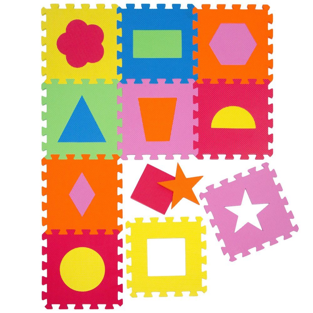 LittleTom Puzzlematte ab dem 1, Tag - 9 Teile Baby Spielmatte - 30 x 30 Kinder Krabbelmatte, (9-tlg), Spielunterlage für Babys und Kleinkinder - Kinderzimmer Puzzleteppich