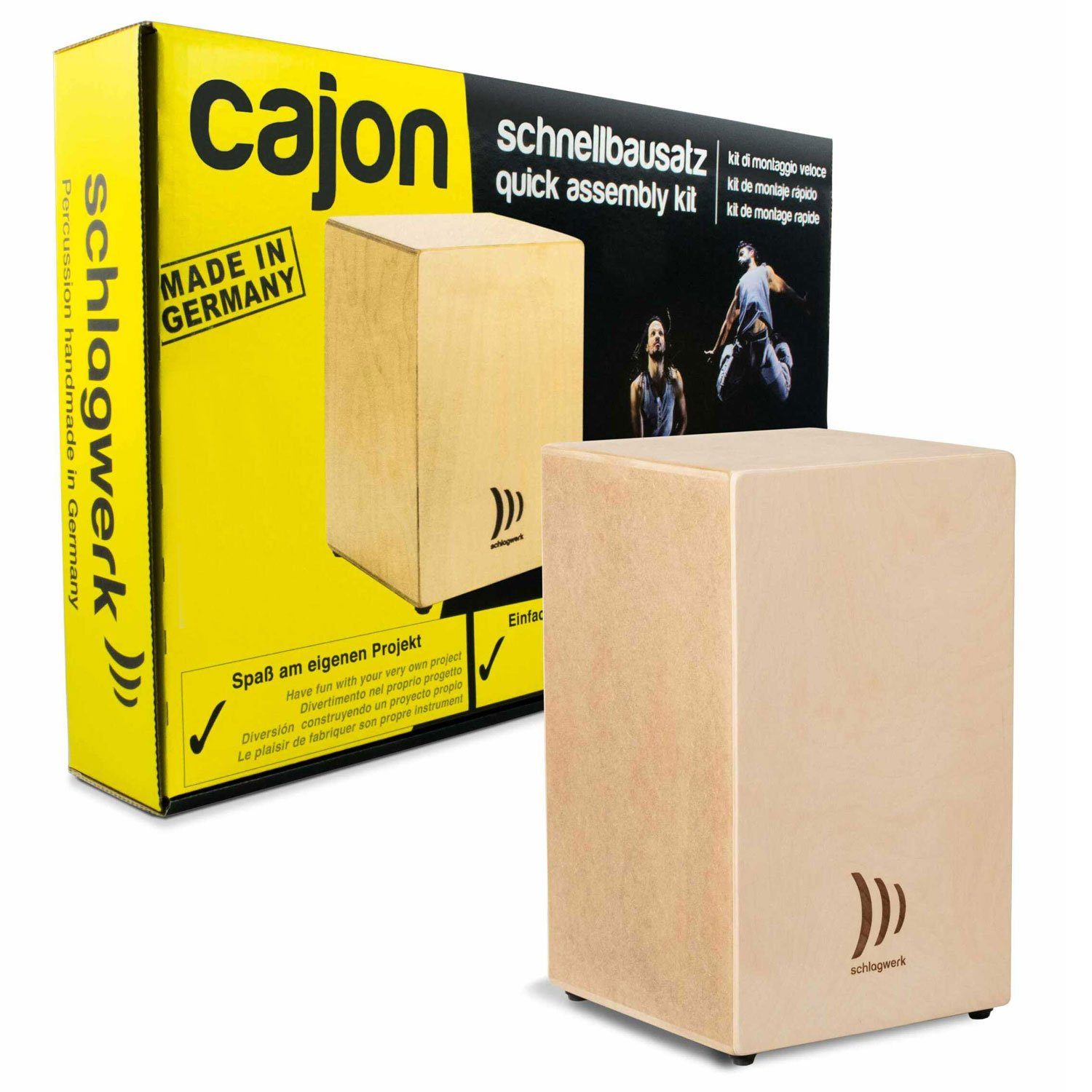 Schlagwerk Cajon CBA20S, Schnellbausatz