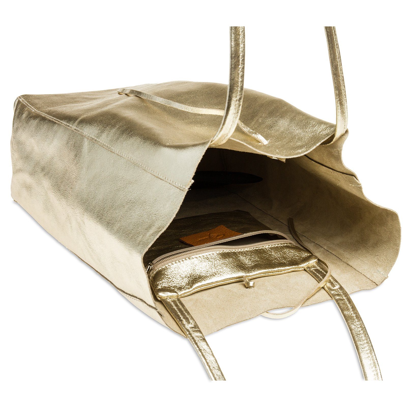 Caspar Schultertasche Großer Damen Leder Shopper günstig online kaufen