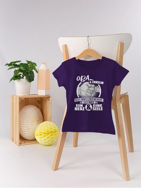 Shirtracer T-Shirt Opa & Enkelin Immer ein Herz & eine Seele Partner-Look Familie Kind