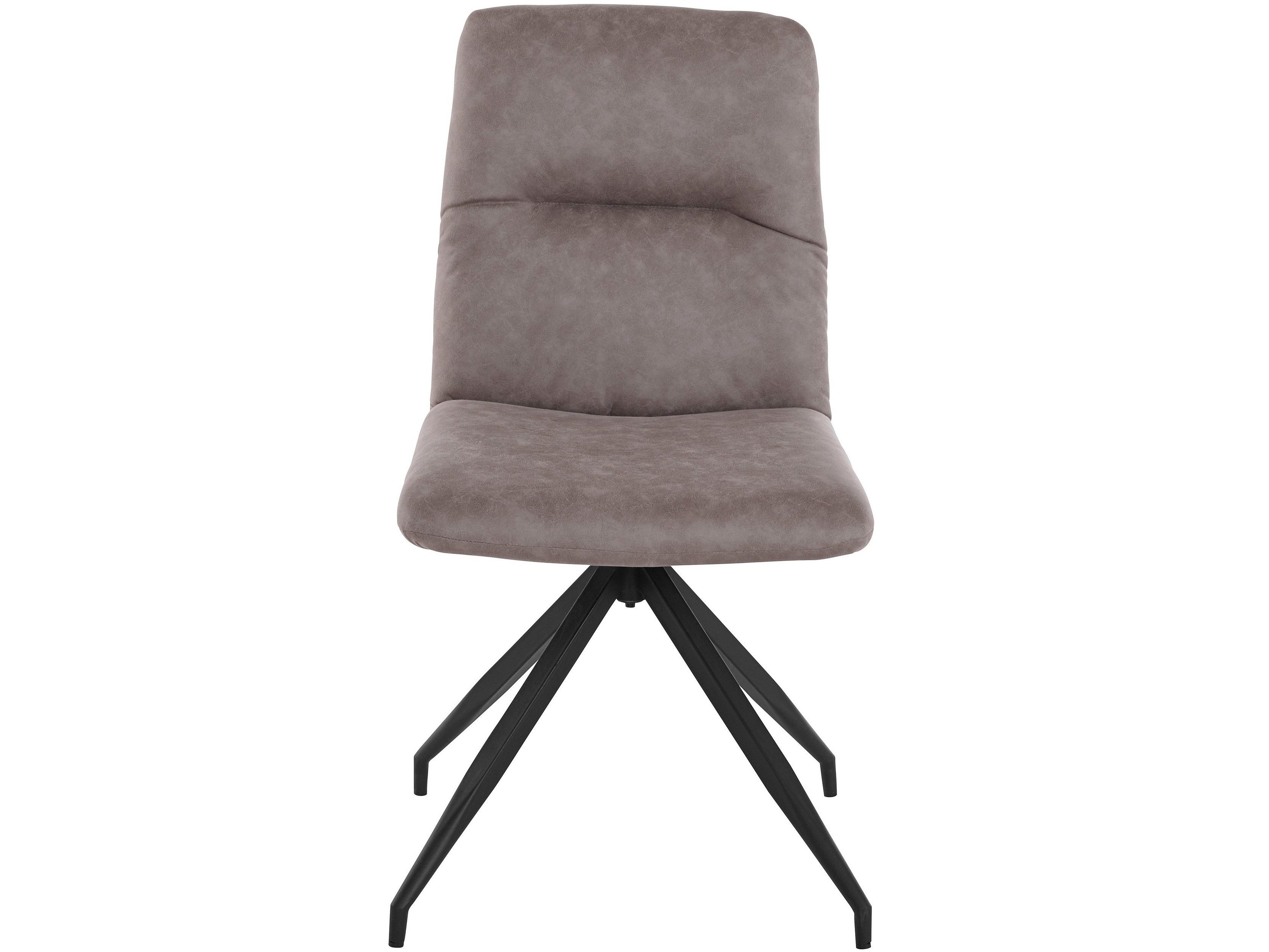 loft24 Esszimmerstuhl Anya (2er-Set, 2 St), Sitzhöhe 46 cm, Kunstleder Optik, Metallgestell