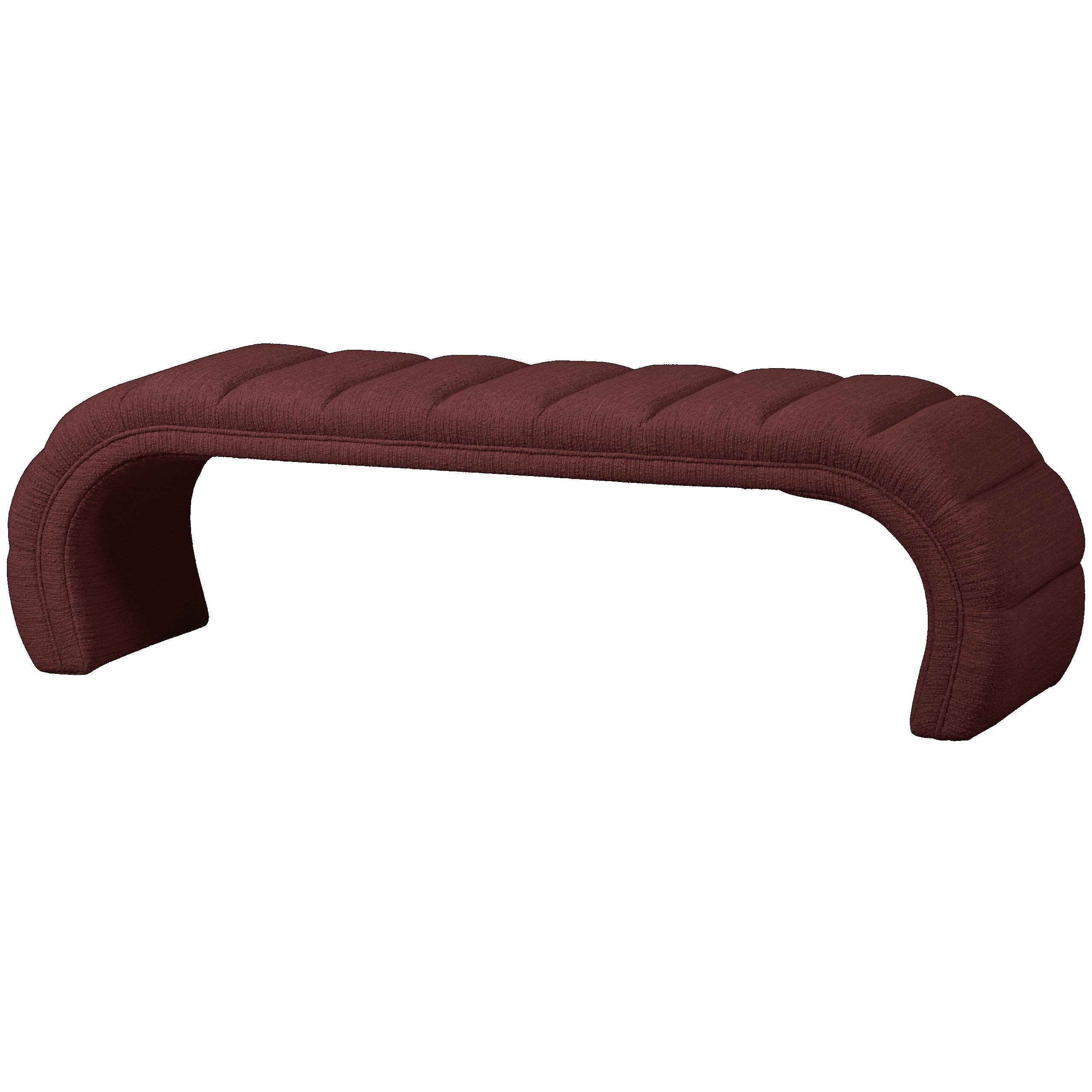 BePureHome Esszimmerstuhl Retro Esstischbank Polsterbank Traffic Bordeaux 160
