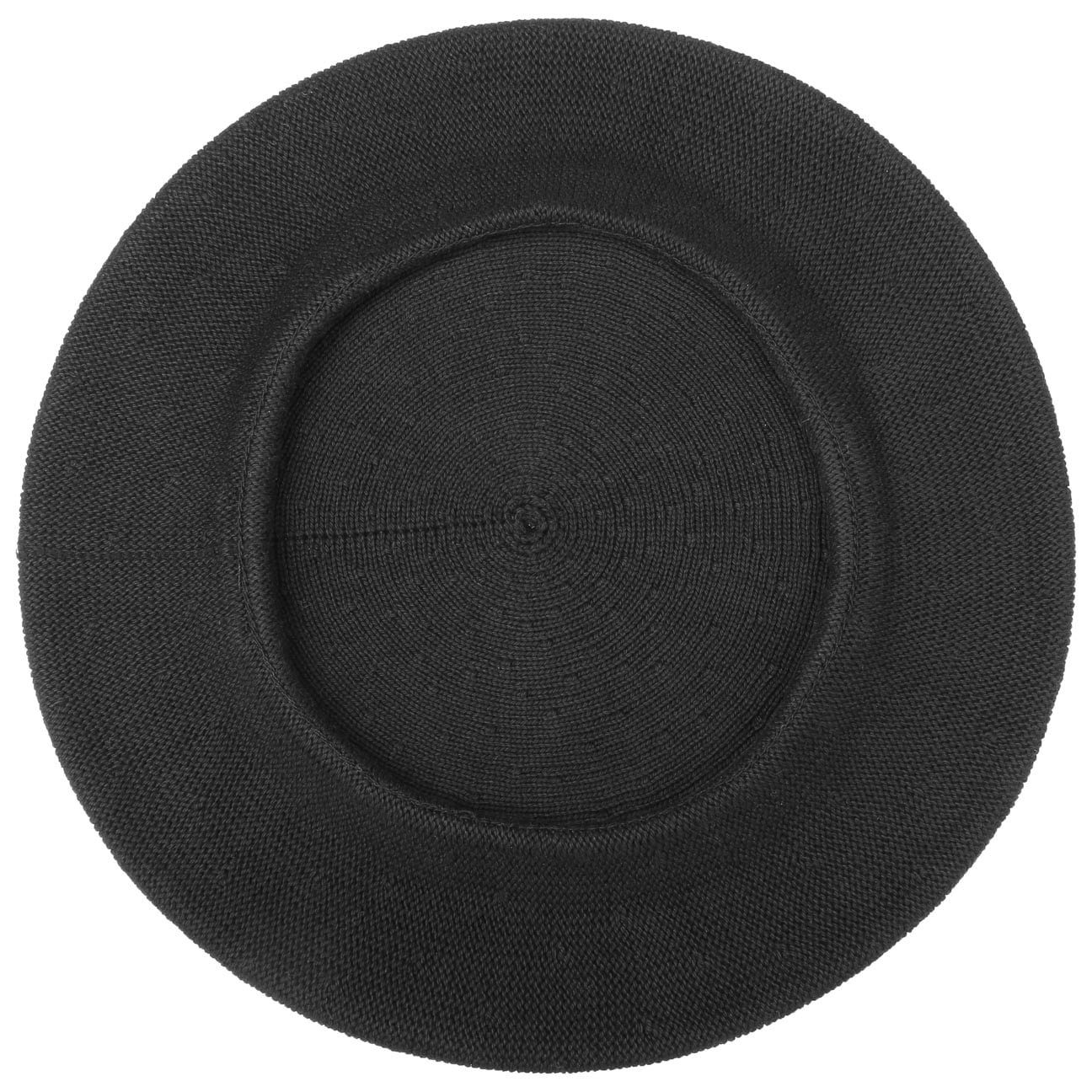Lipodo Baskenmütze in Damenbaske, schwarz Italy (1-St) Made