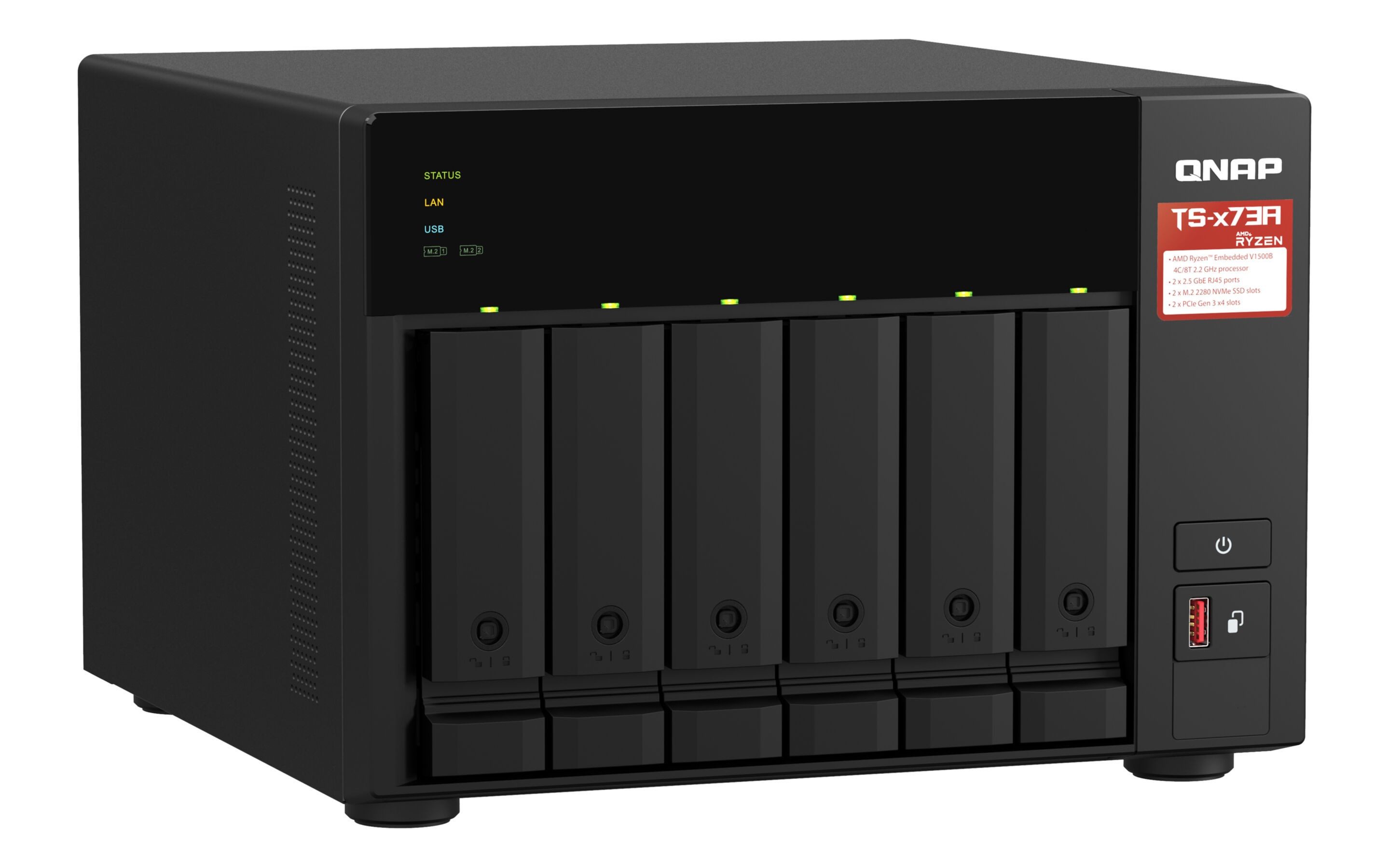 QNAP TS-673A NAS-Server