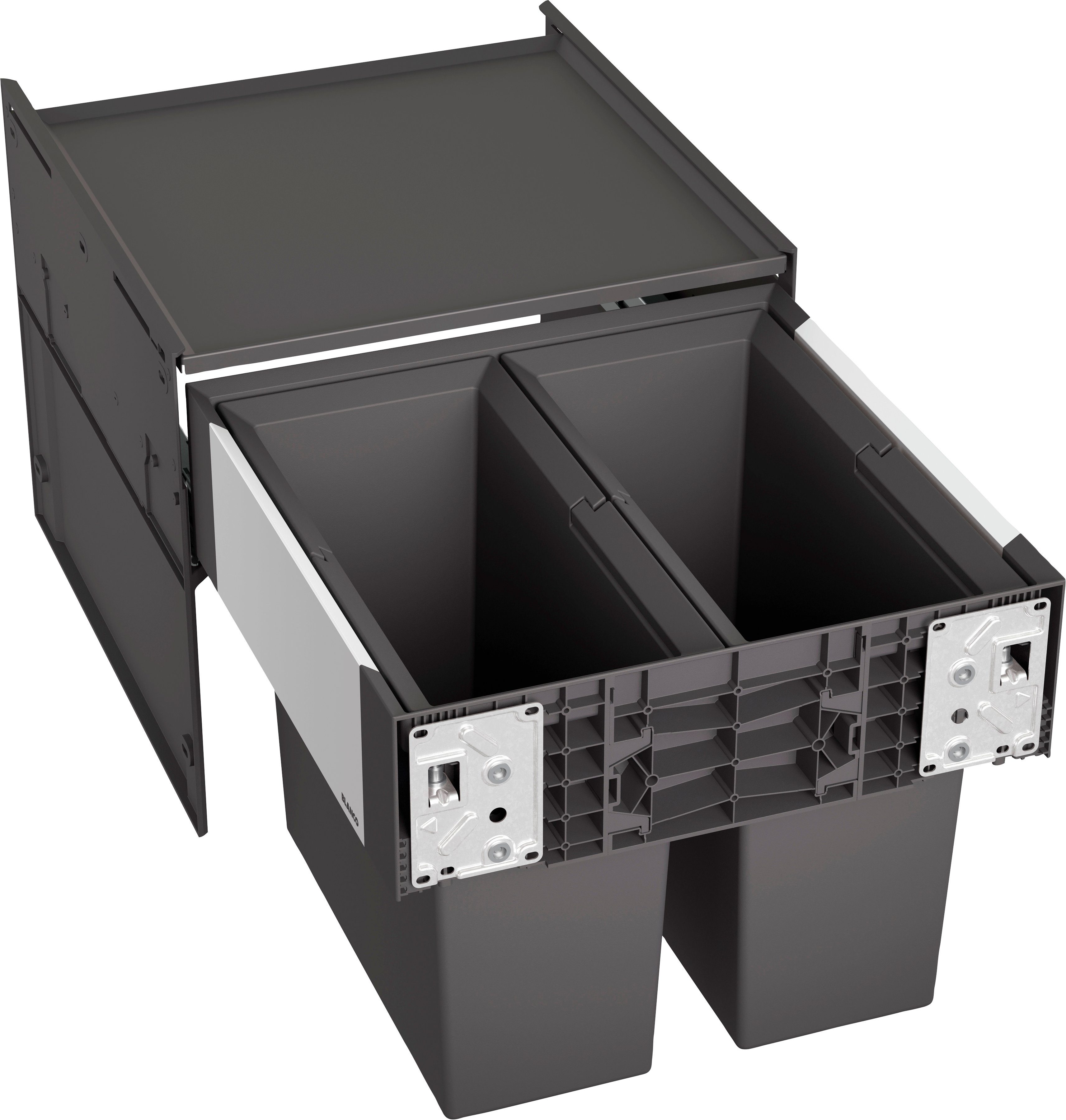 Blanco Mülltrennsystem Select II 45/2, Kunststoff, Stahlblech, 450 mm Untermass