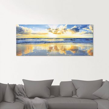 Artland Glasbild Sonnenaufgang über dem Ozean, Himmel (1 St), in verschiedenen Größen