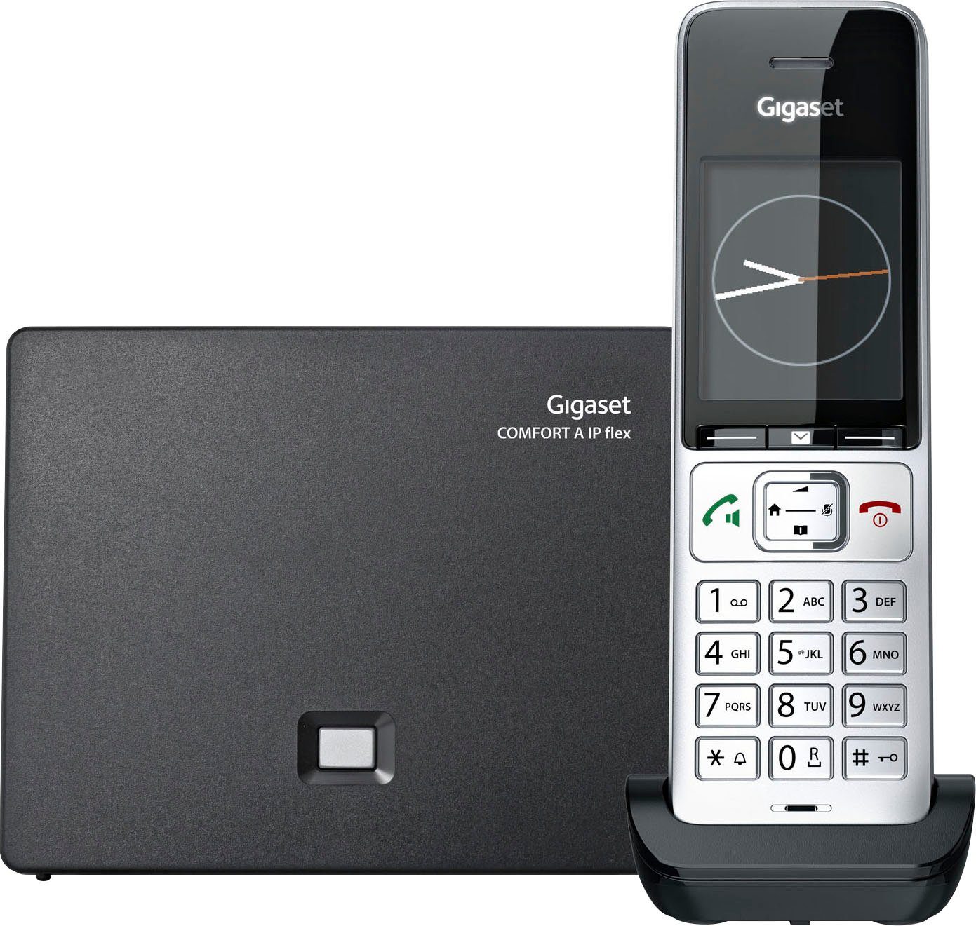 Gigaset COMFORT 1, (Ethernet) IP 500A LAN DECT-Telefon (Mobilteile: flex Schnurloses