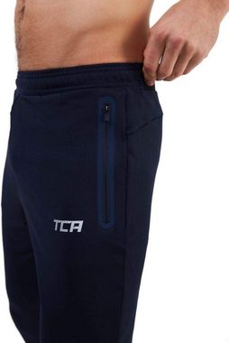 TCA Laufhose TCA Herren Jogginghosen mit Reißverschlusstaschen - Dunkelblau (1-tlg)