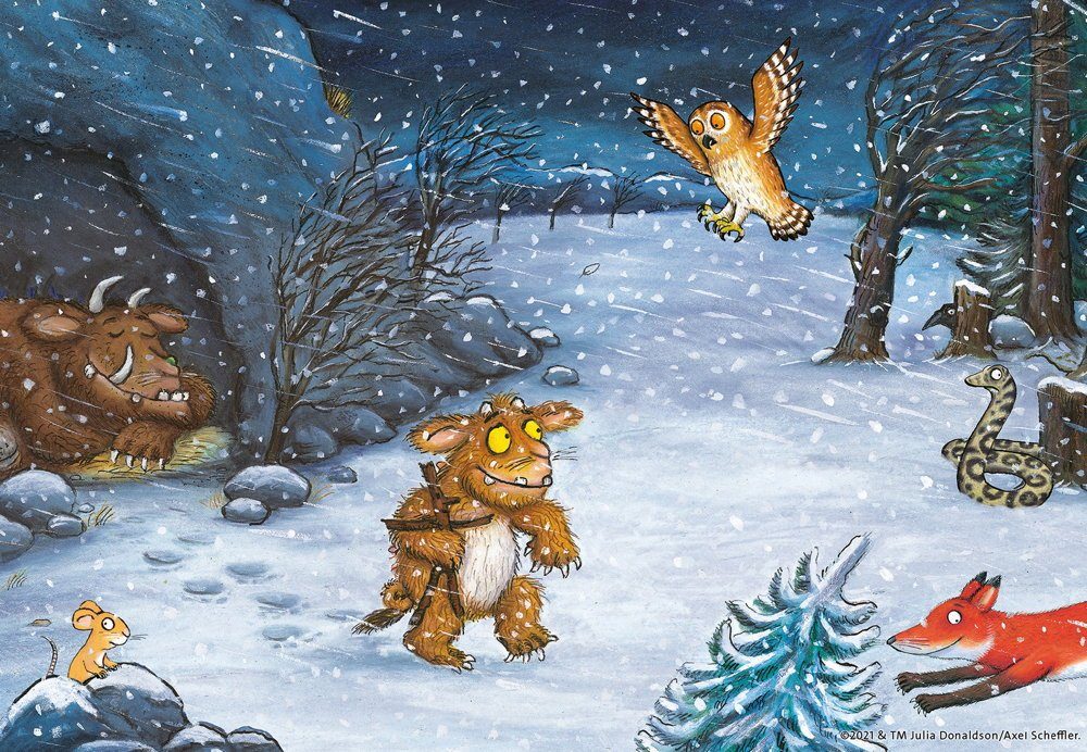 Ravensburger Puzzle Grüffelo Der Waldspaziergang 05227, 24 Puzzleteile