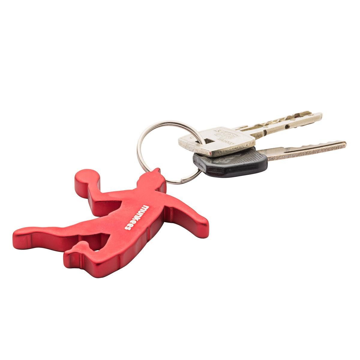 Munkees Flaschenöffner Handballer-Anhänger Schlüsselanhänger aus Aluminium (Packung, 1-tlg), ultraleicht, langlebig & mit integriertem Flaschenöffner