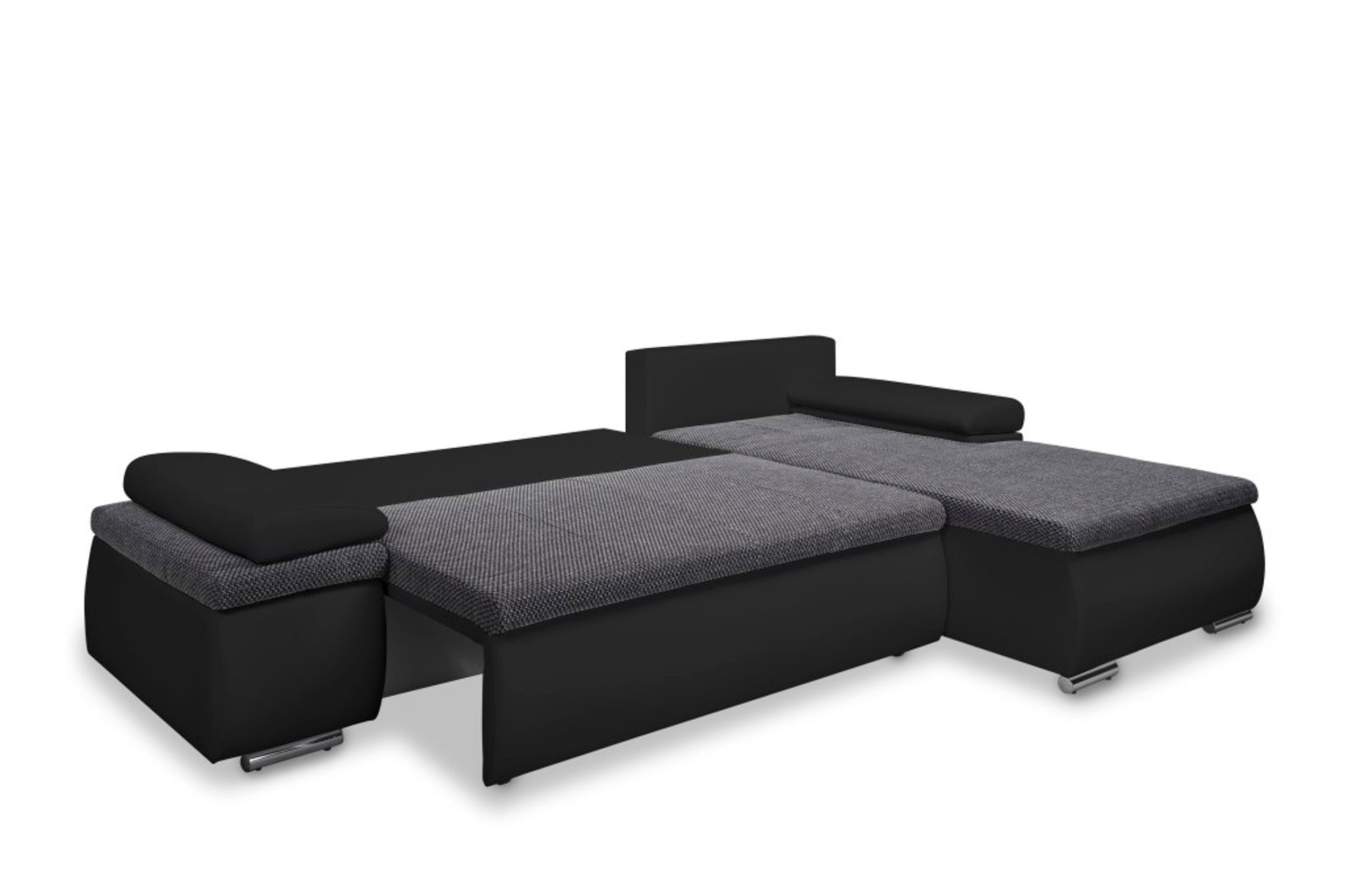 Ecksofa Küchen-Preisbombe Wohnlandschaft Schlaffunktion L-Form, Eckcouch Sofa L-Form Marcello in Sofa Couch