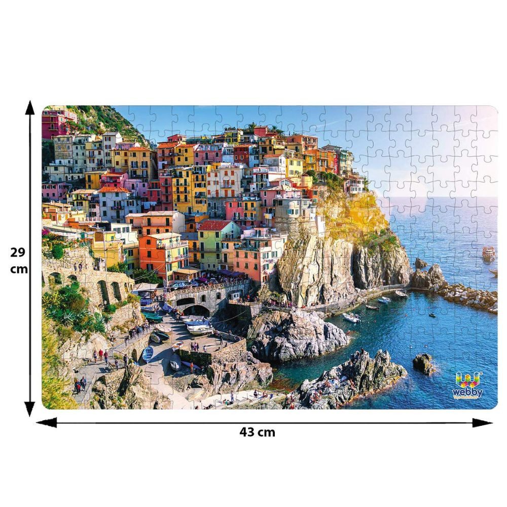Webby Toys Puzzle 252-teiliges Puzzle-Set – Lernspiel für Kinder & Familie ab 6 Jahren, 252 Puzzleteile, Mit A-B-Codierung für leichte Montage und schnelleres Zusammensetzen