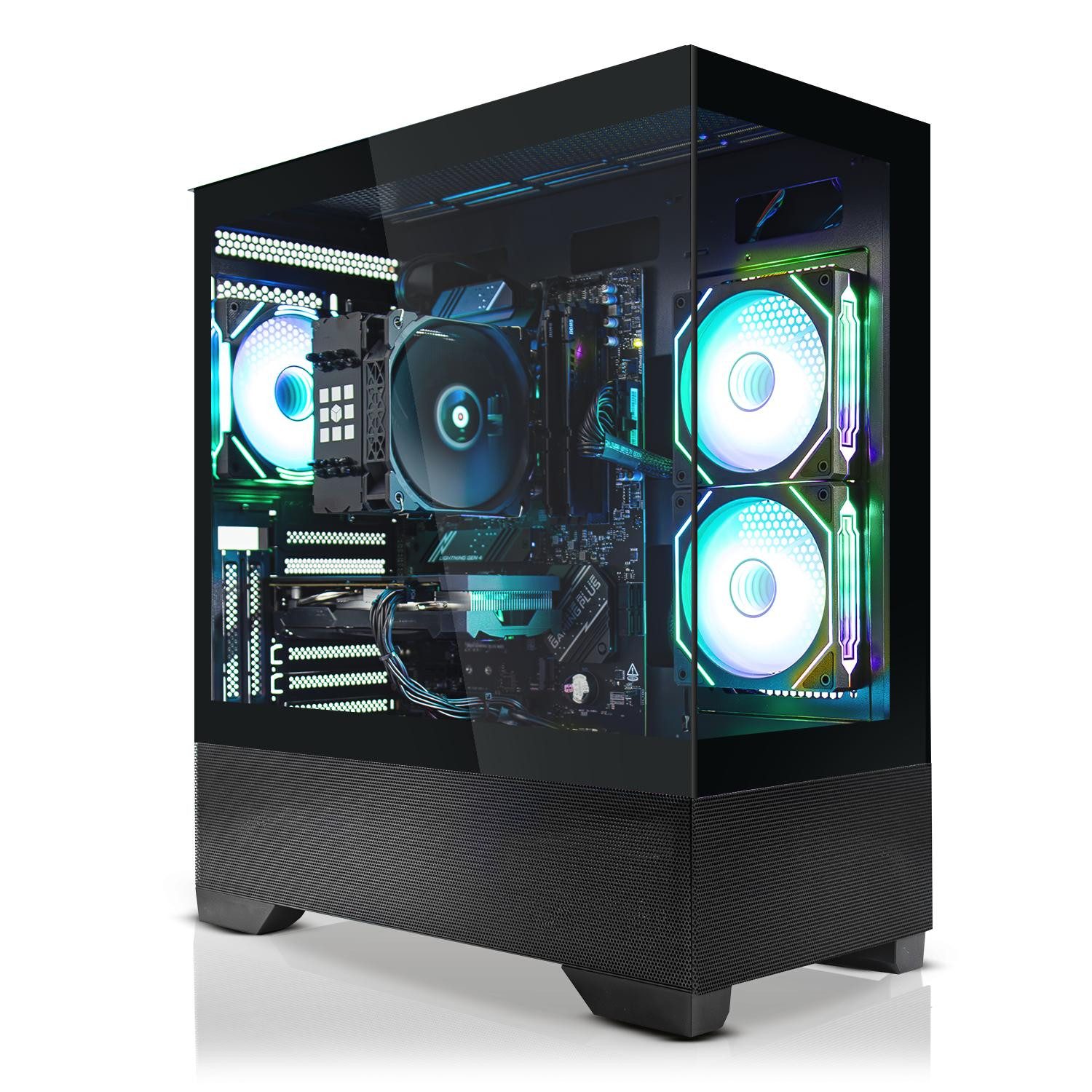 SYSTEMTREFF AMD Ryzen 7 9800X3D mit Nvidia GeForce RTX 5070 12GB Gaming-PC (AMD 9800X3D 9800X3D, Nvidia GeForce RTX 5070, 32 GB RAM, 1000 GB SSD, Luftkühlung)