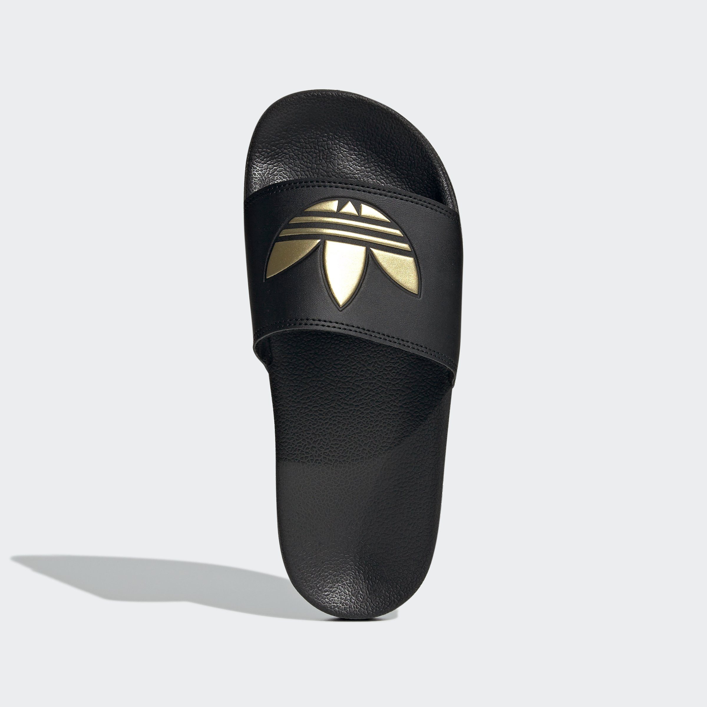 adidas Originals LITE Matte / Core Core Black Black Badesandale / ADILETTE Gold