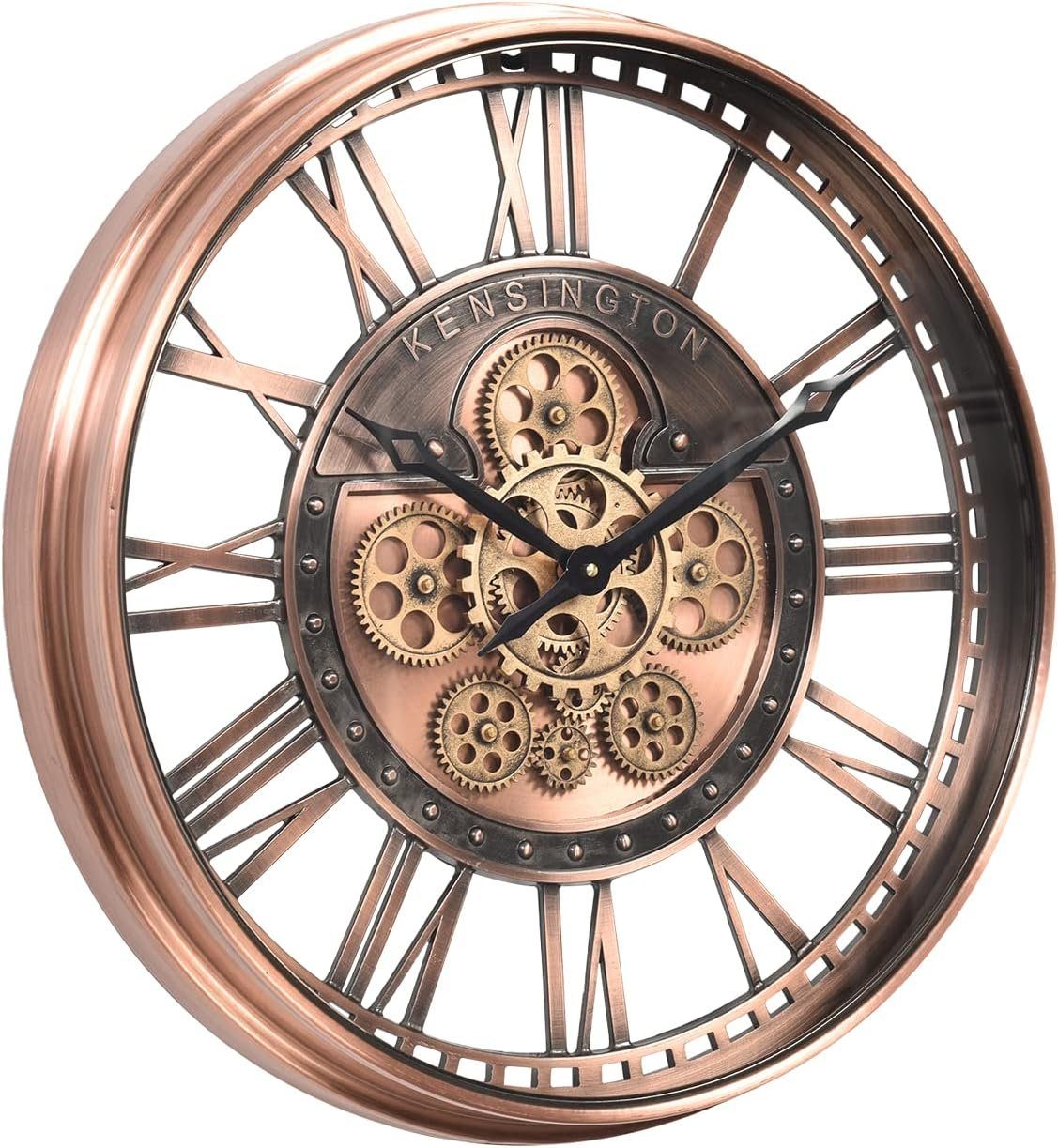 Uhr Wanduhr mit echtem Bewegungsgetriebe Zahnrädern