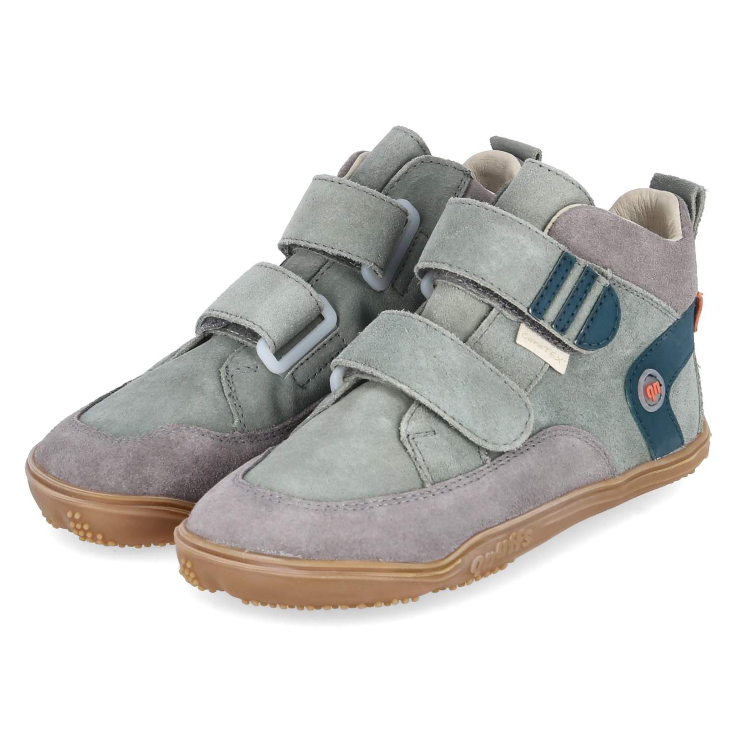 qnuffs Qnuffs Sneaker High QN 0010142/110 Jungen Rauleder green Slipper