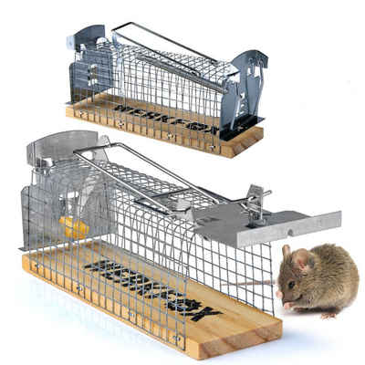 Goods+Gadgets Lebendfalle Mäusefalle, Tiefreundliche Falle wiederverwendbar