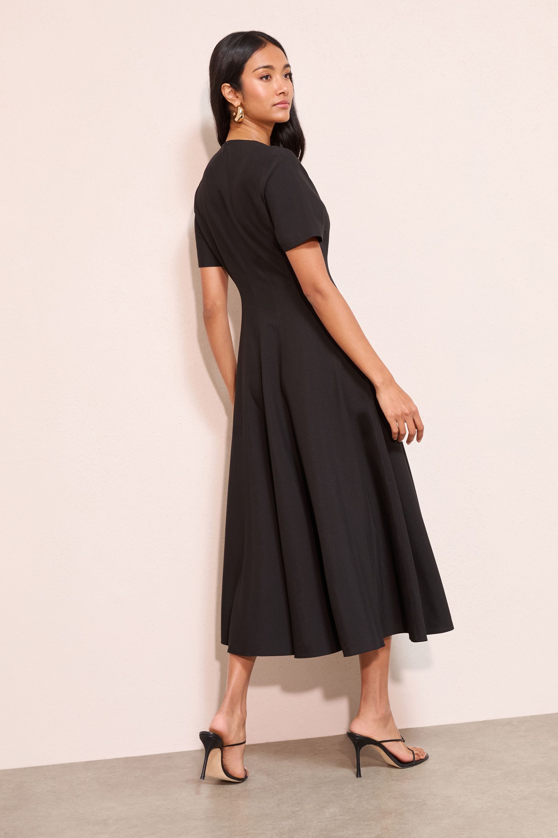 Friends Like These Midikleid Friends Like These Godet-Midikleid mit Nahtdet günstig online kaufen