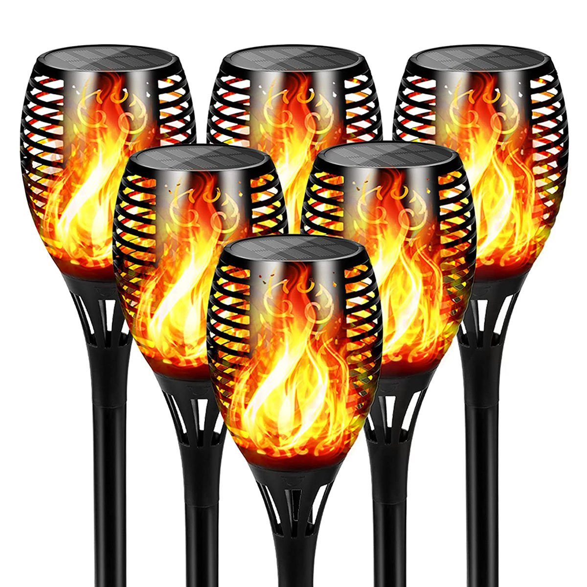 oyajia LED Solarleuchte 2/4/6 x Solar günstig online kaufen