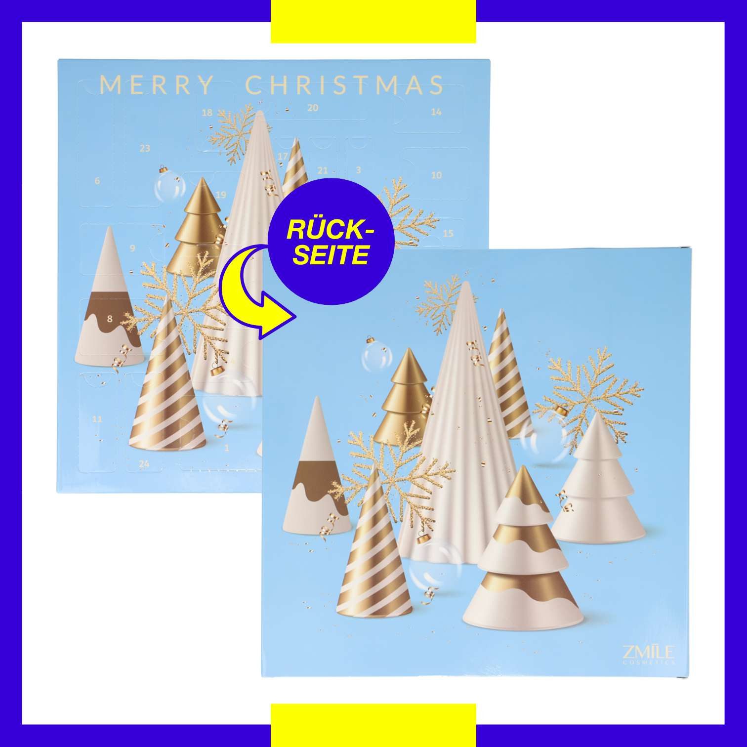 ZMILE COSMETICS Kosmetik-Adventskalender Beauty Adventskalender 3D Christmas Trees