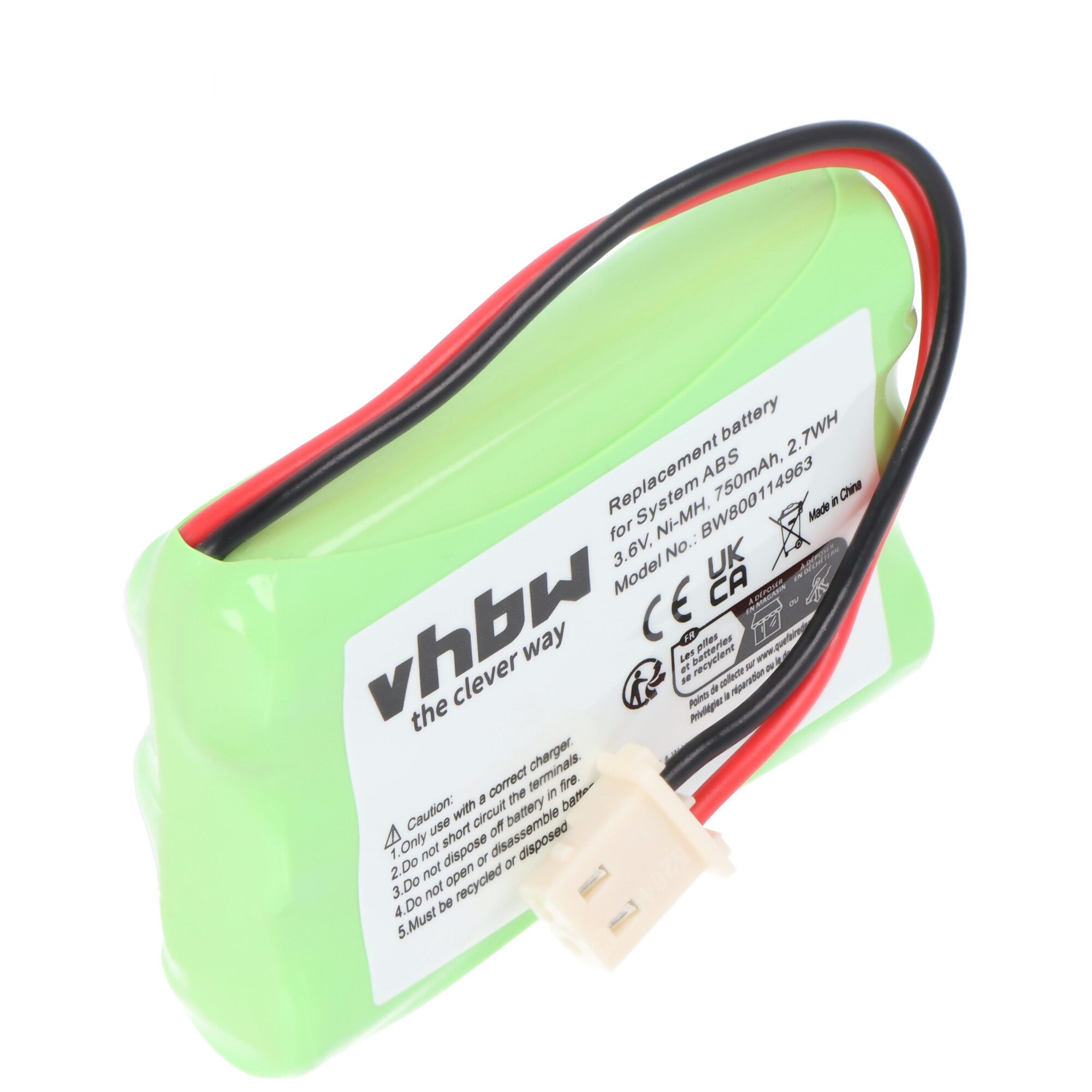 AccuCell AccuCell Akku Ersatz für Slendertone 3AAA750 für Medizintechnik (750m Akku 750 mAh (3,7 V)