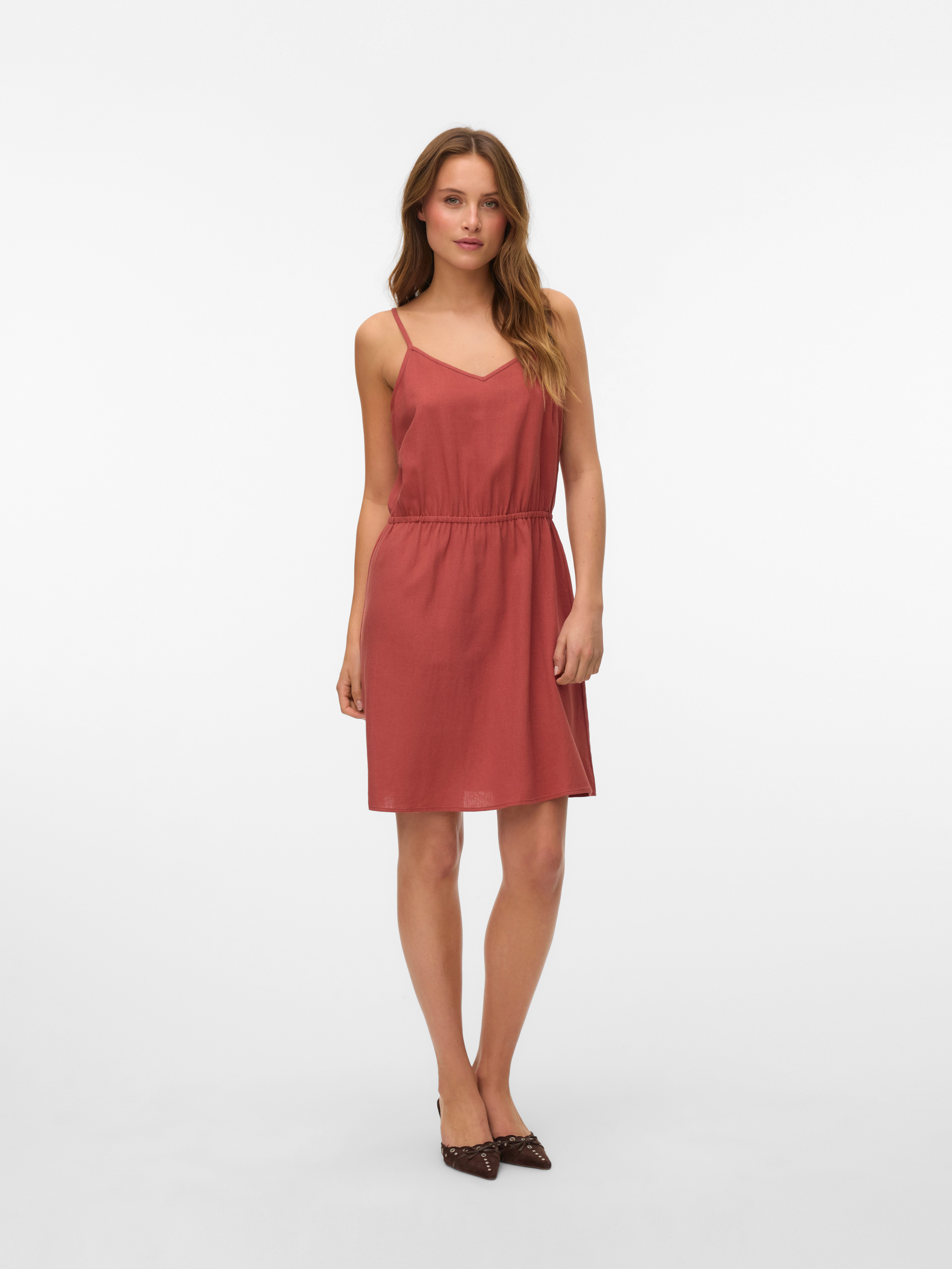 Vero Moda Trägerkleid VMMYMILO SINGLET SHORT DRESS WVN GA Sommerkleid, mit günstig online kaufen
